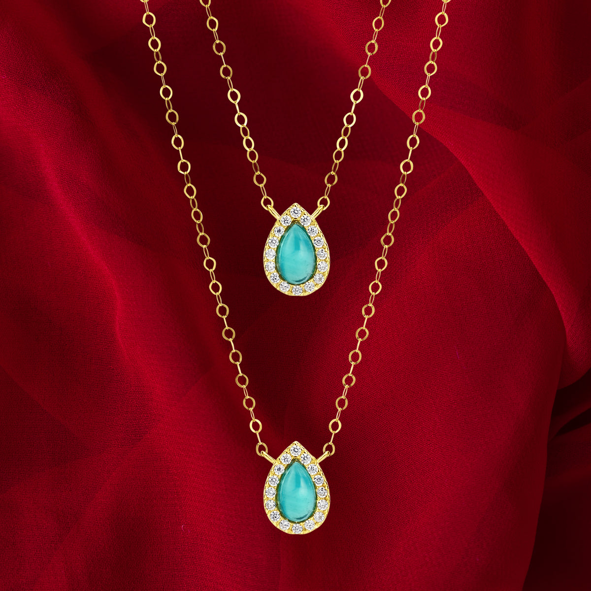 18k-pure-gold-2-layer-sky-blue-stone-necklace-tala-gold-collection