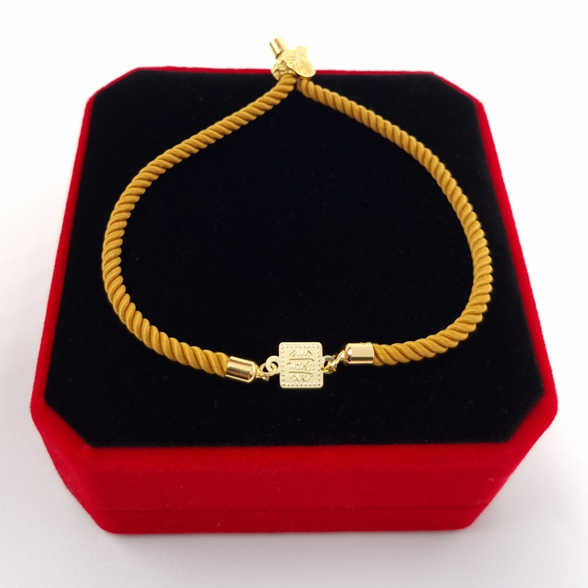 21K Pure Gold Adjustable Bracelet