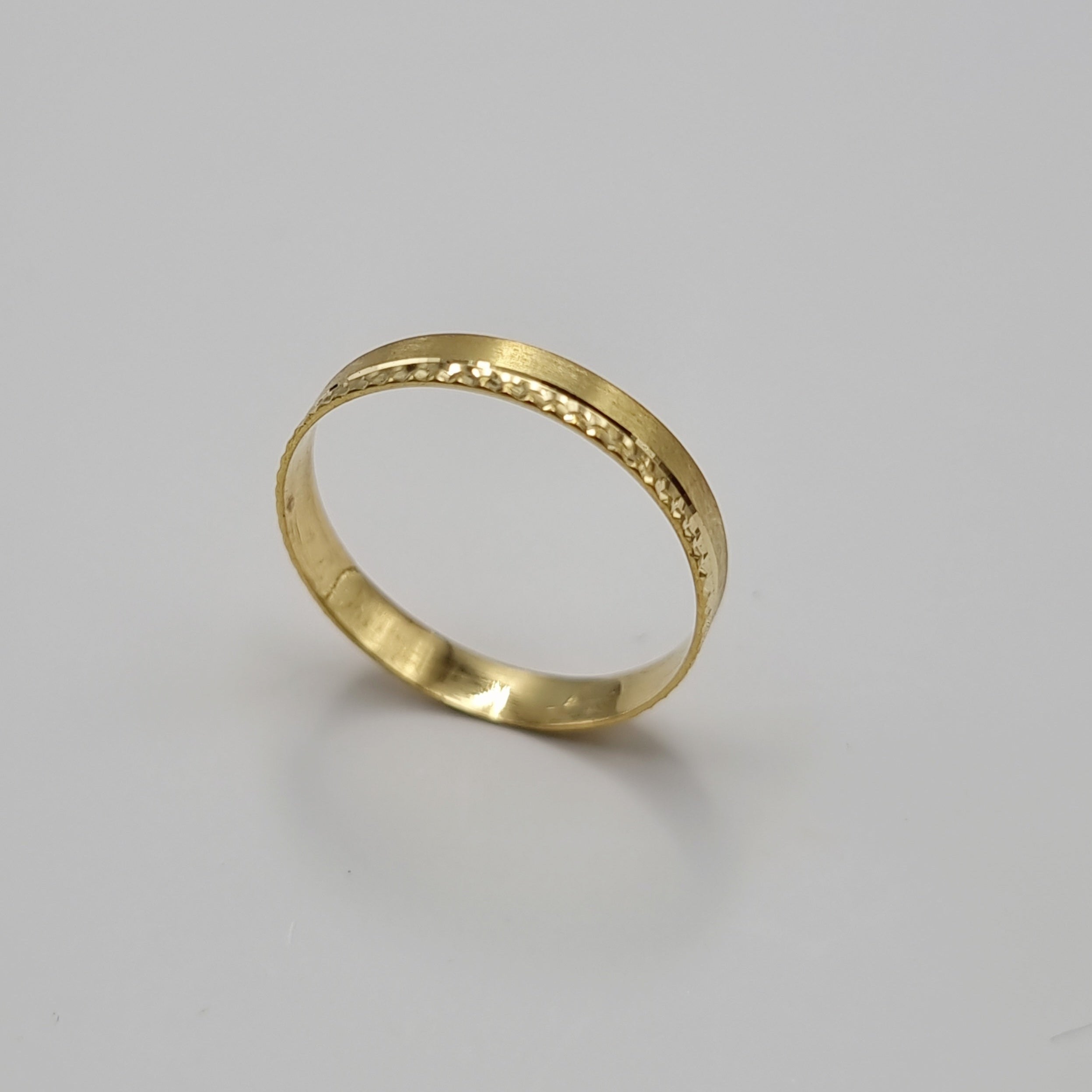 18K Pure Gold Couple Ring