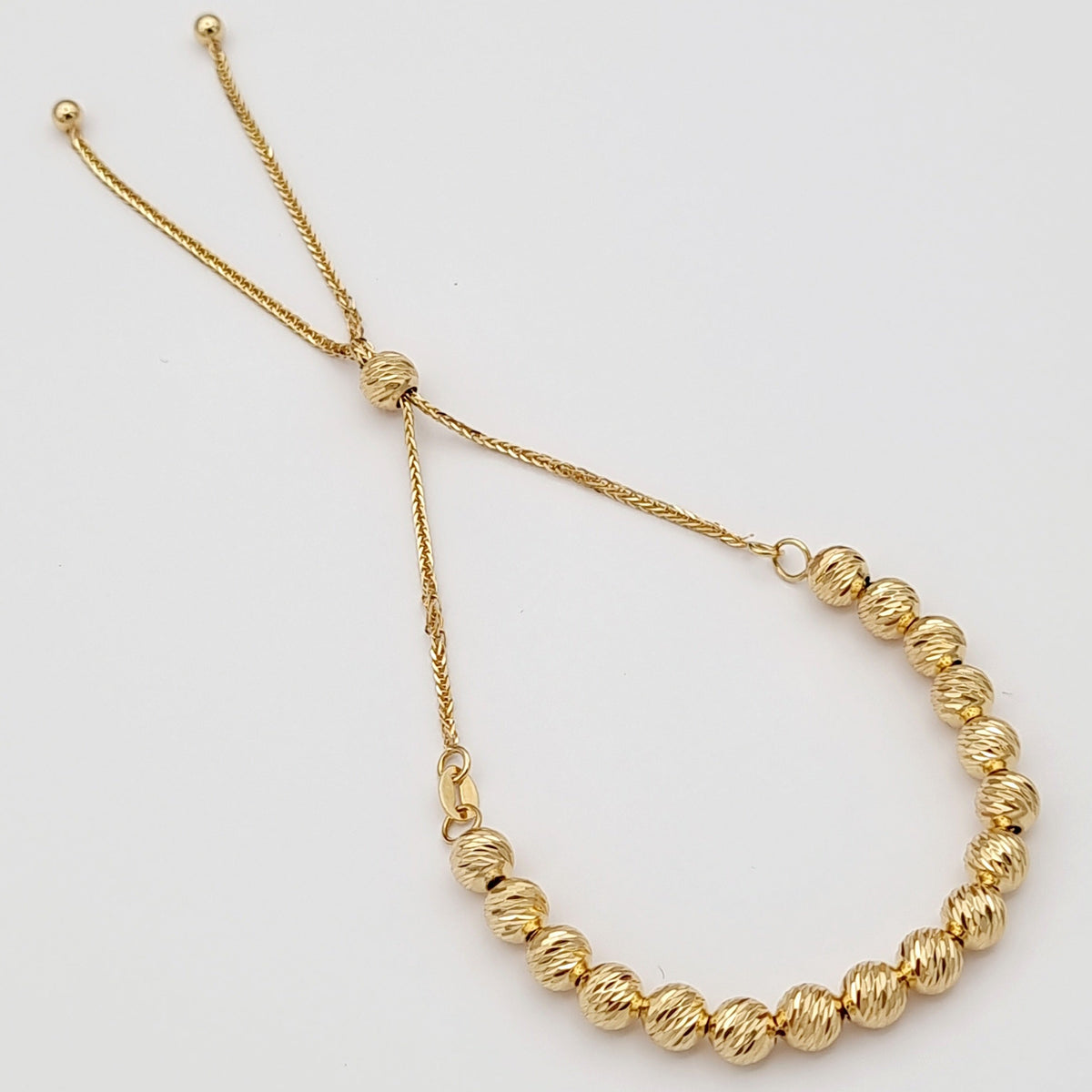 18K Pure Gold Beads Bracelet Tala Gold Collection