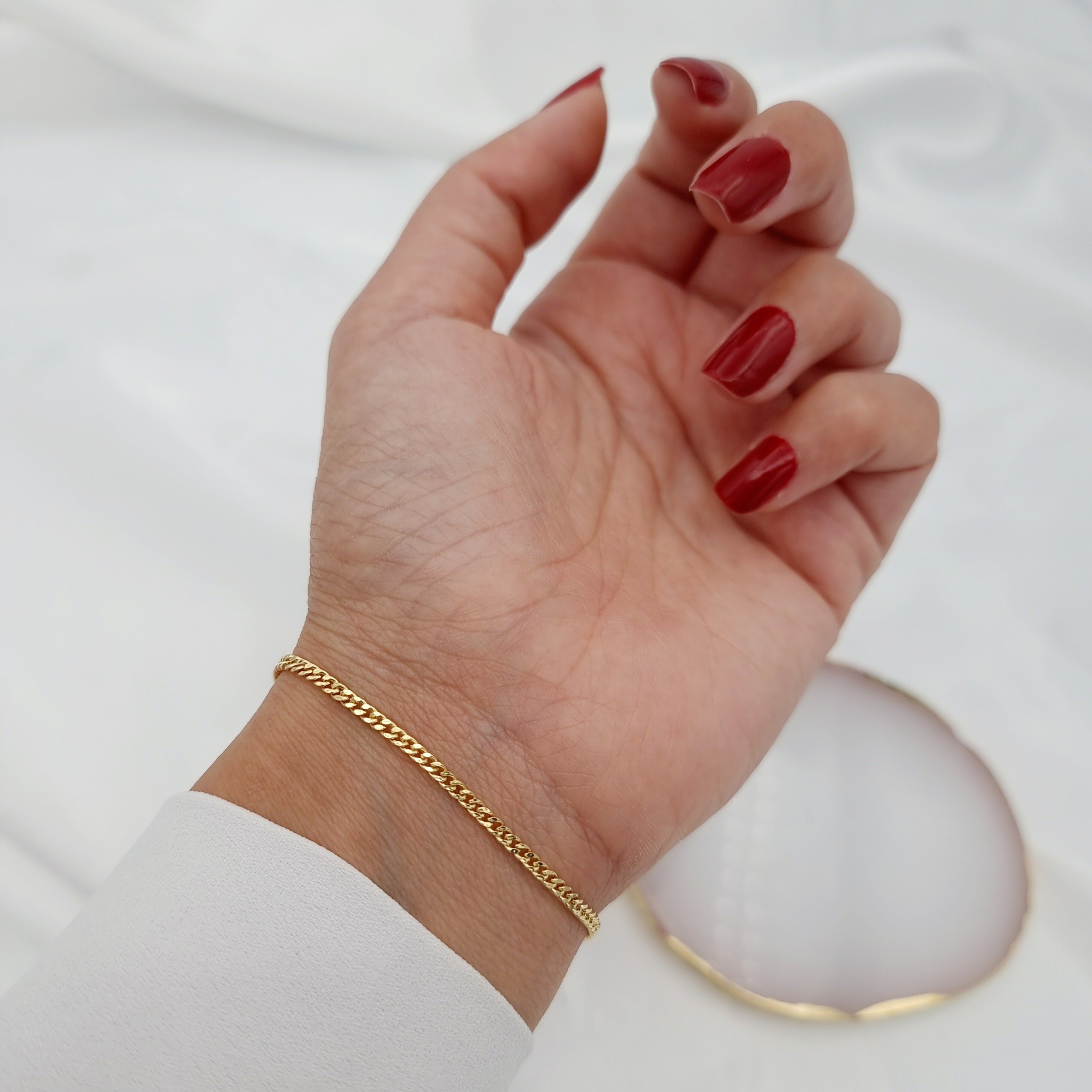 18K Pure Fine Gold Bracelet
