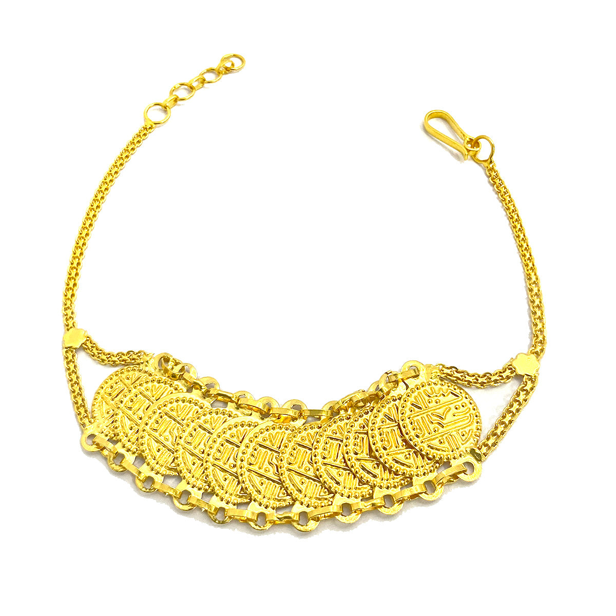 Gold lira bracelet Clearance
