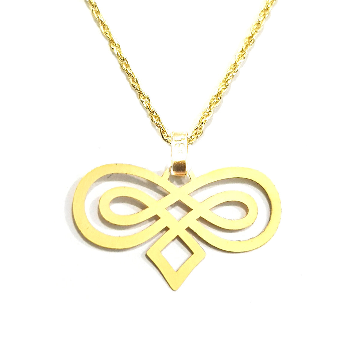 18K Pure Gold Infinity Necklace 18K Gold Necklace for Women Tala Gold Collection