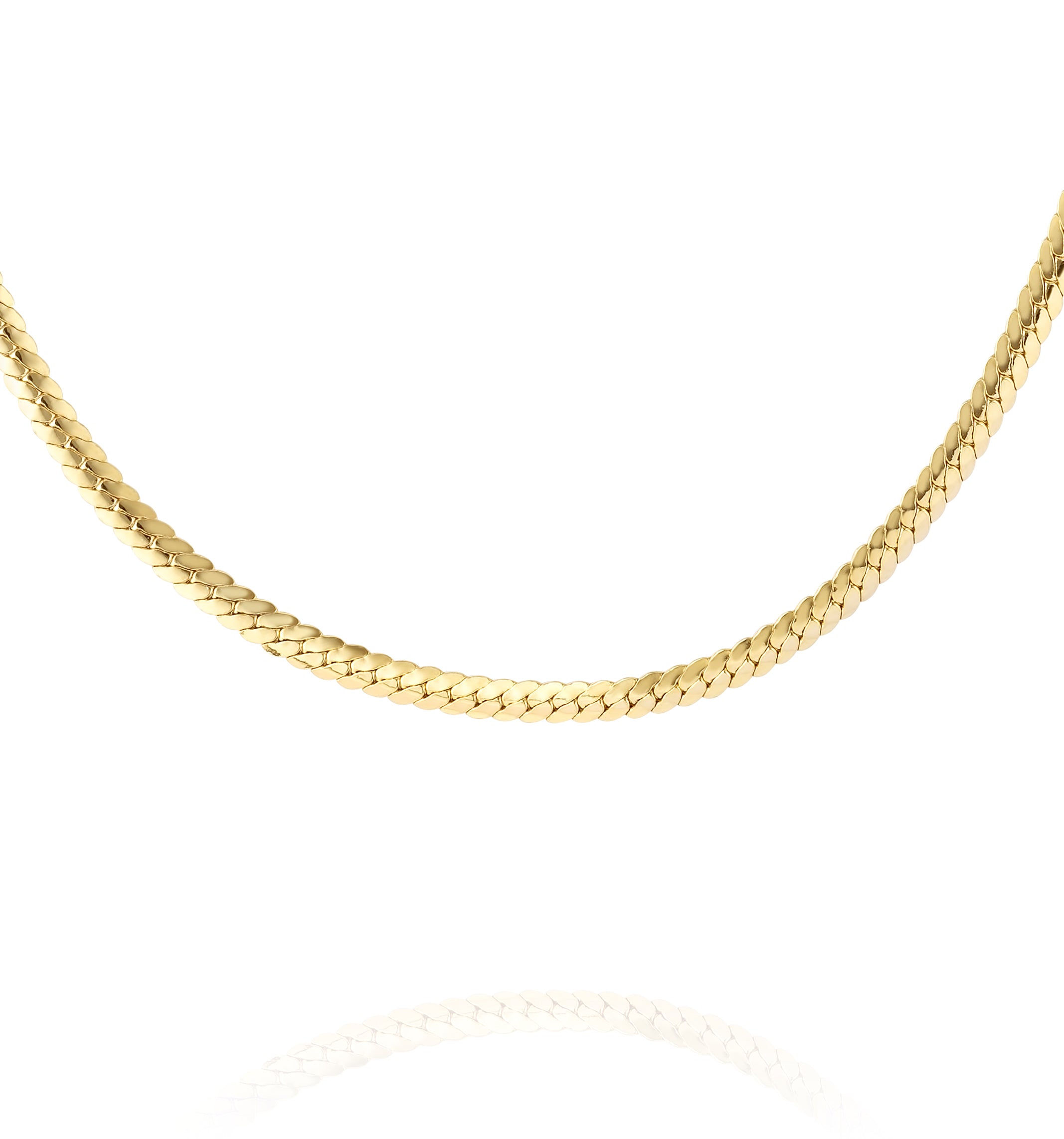 18K Pure Gold Snake Chain