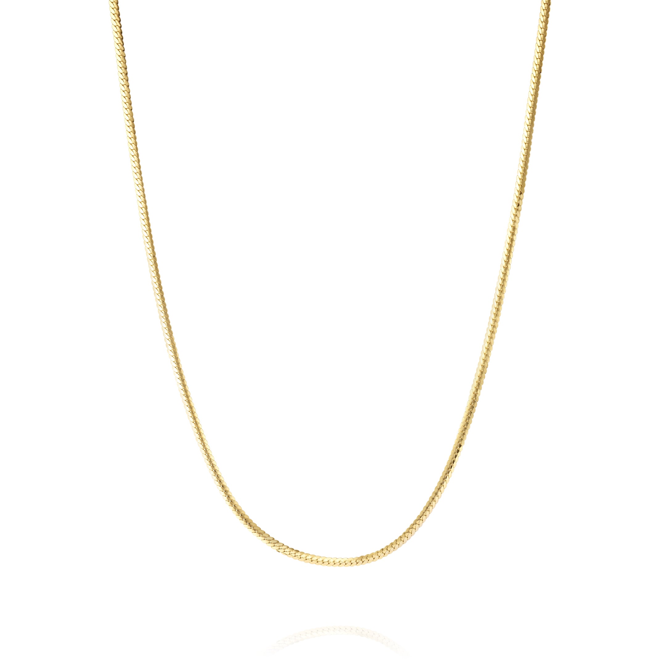 18K Pure Gold Snake Chain