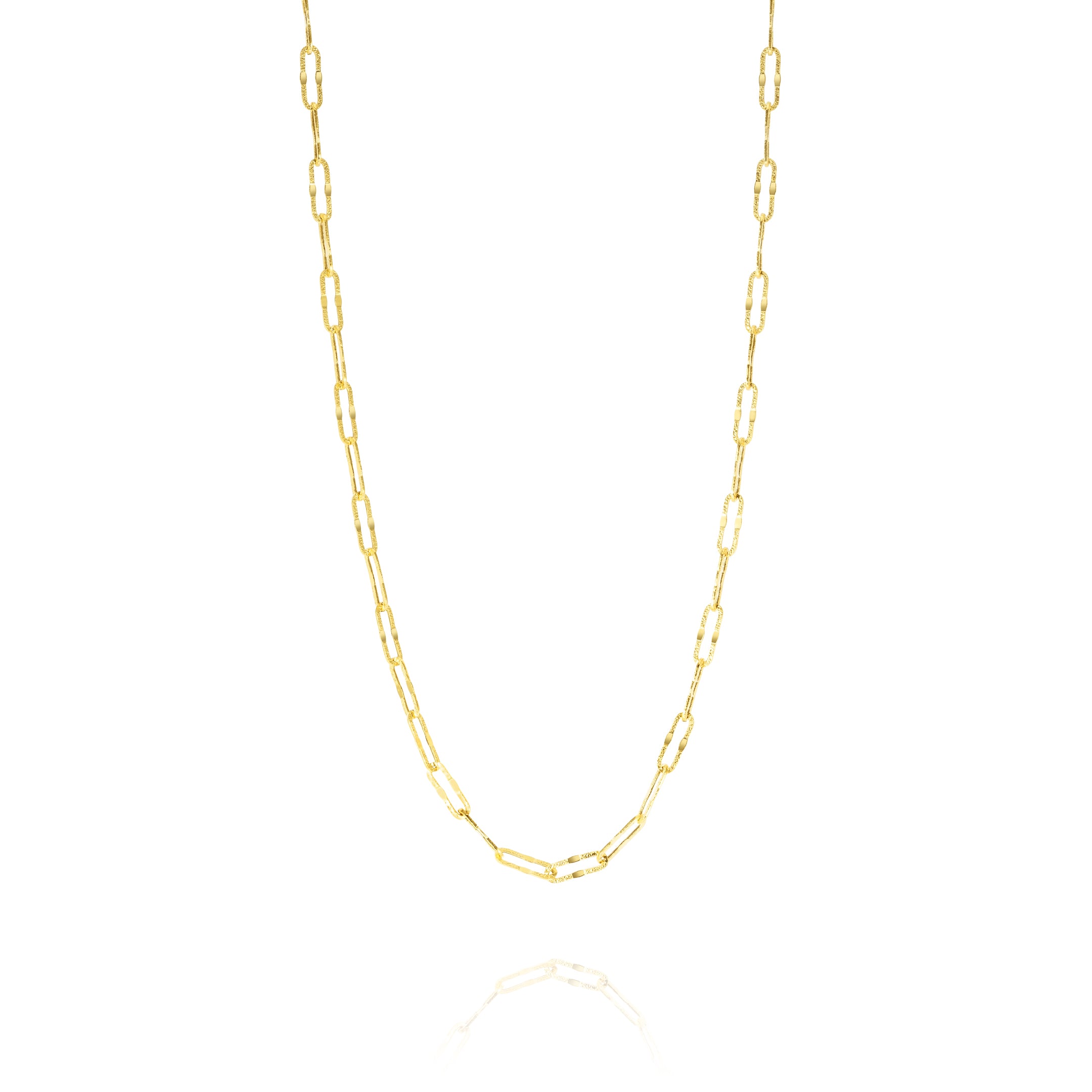 18K Pure Gold Linked Chain