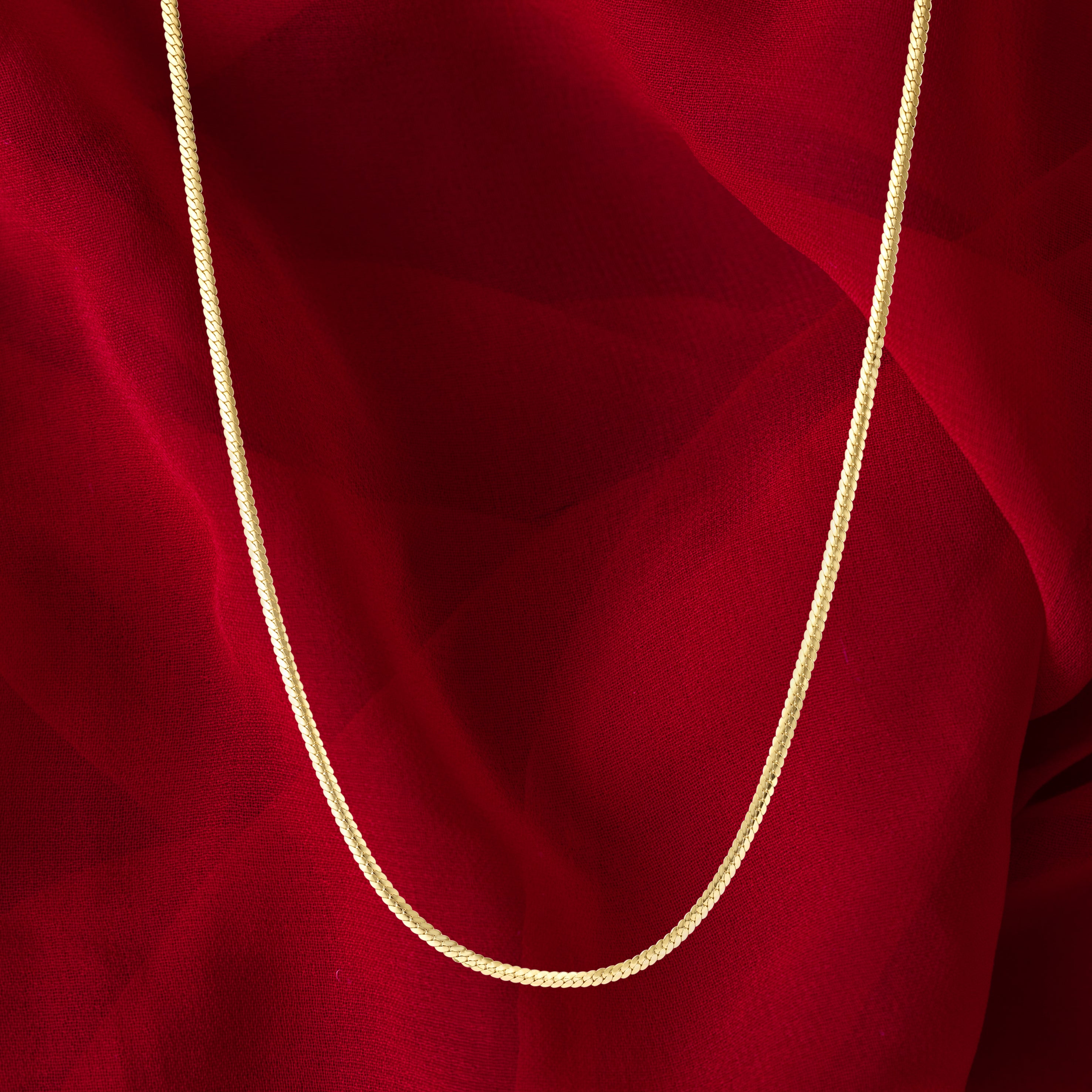 18K Pure Gold Snake Chain Tala Gold Collection