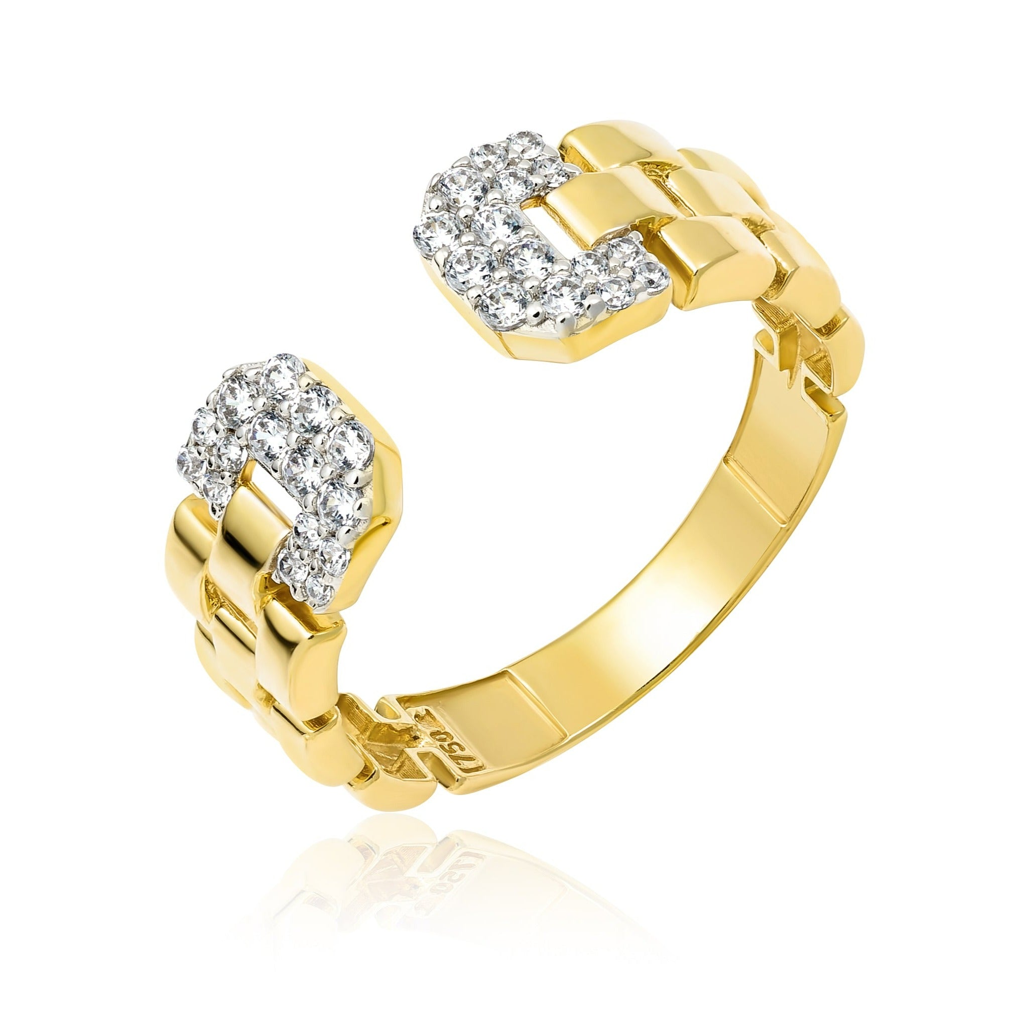 Pure Gold Latest Rings 18K Pure Gold Stone Ring – Tala Gold Collection