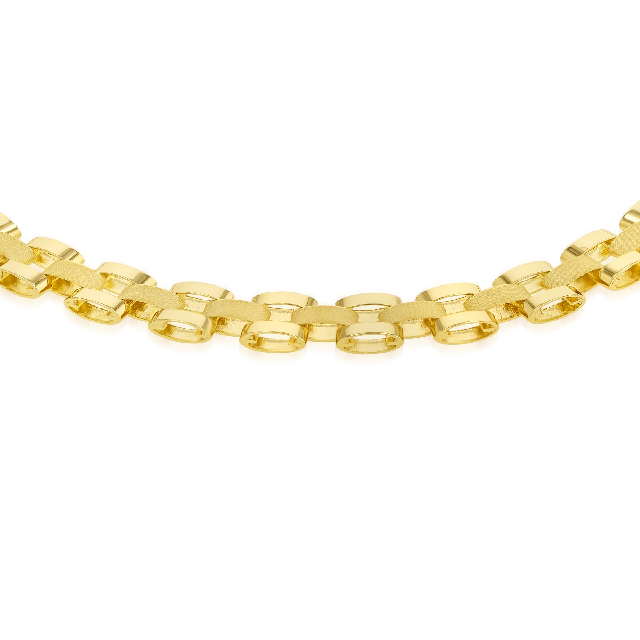 18K Pure Gold Elegant Thick Bracelet