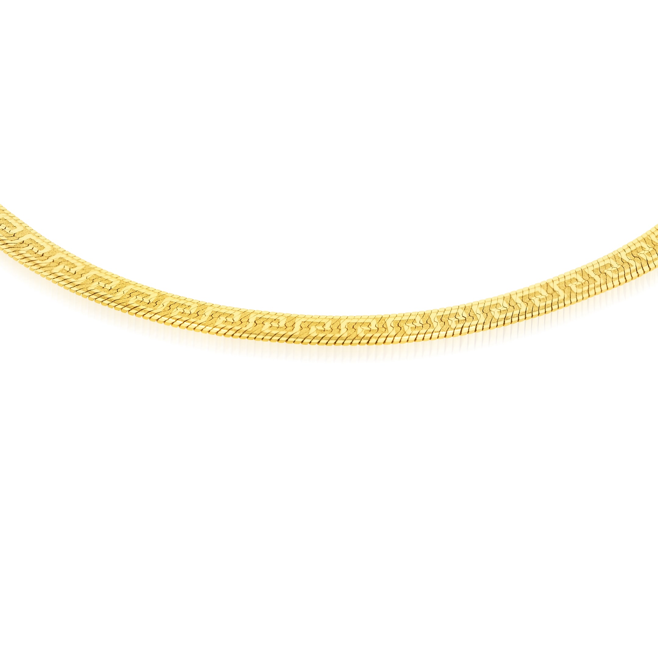 18K Pure Gold Flat Bracelet