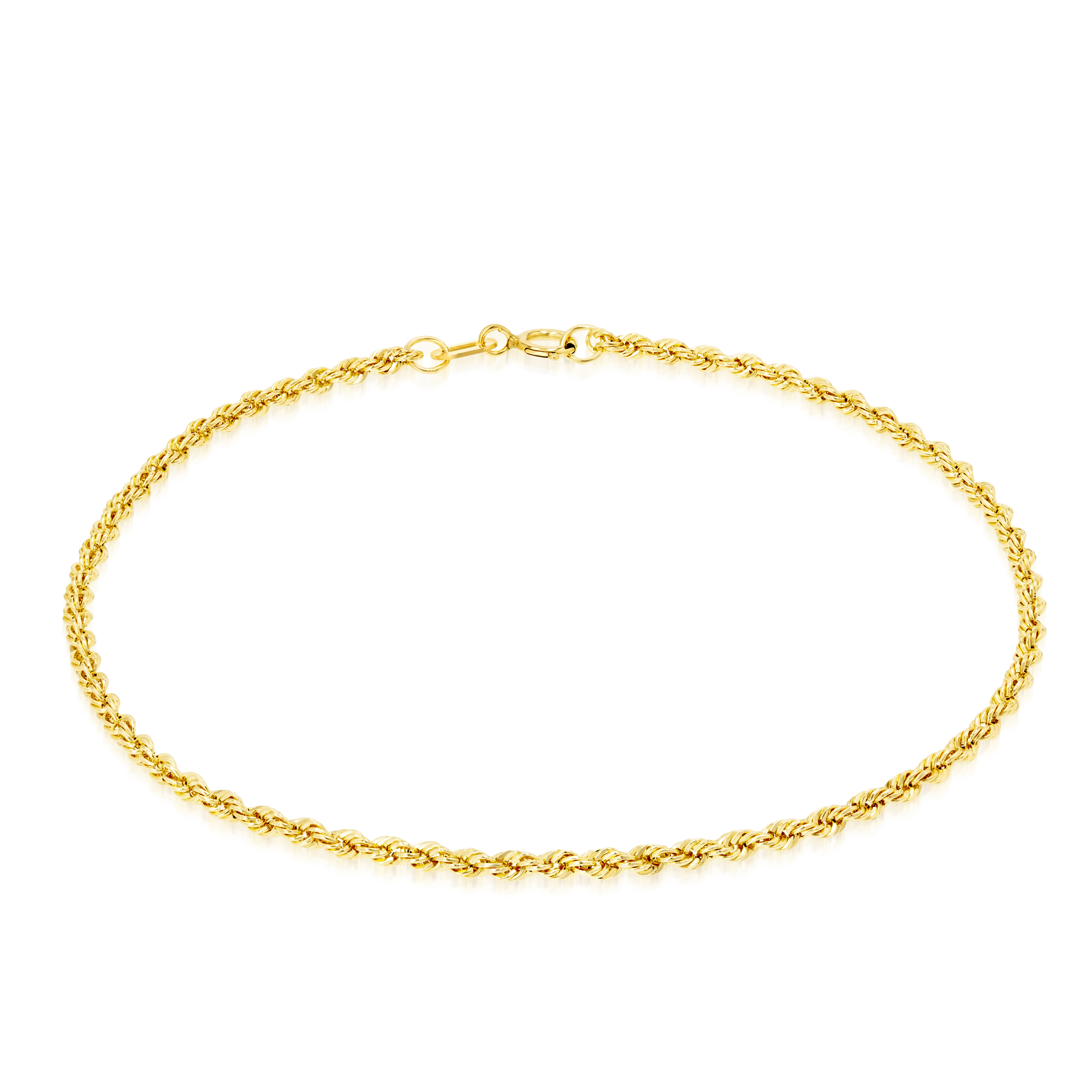 18K Pure Gold Rope Bracelet