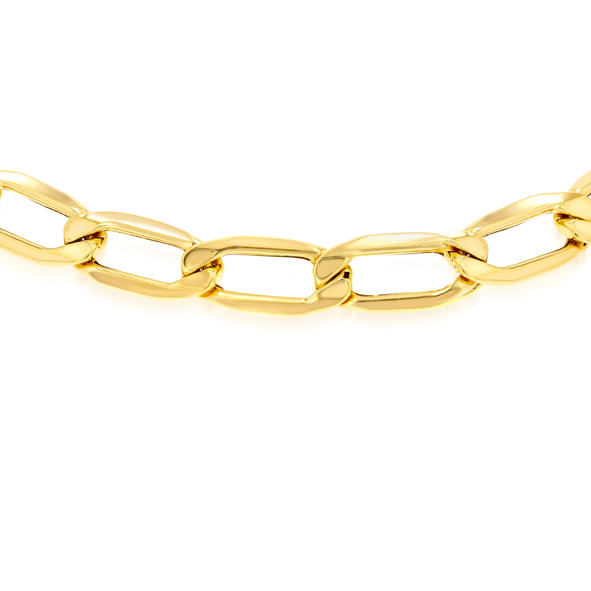 18K Pure Gold Linked Bracelet