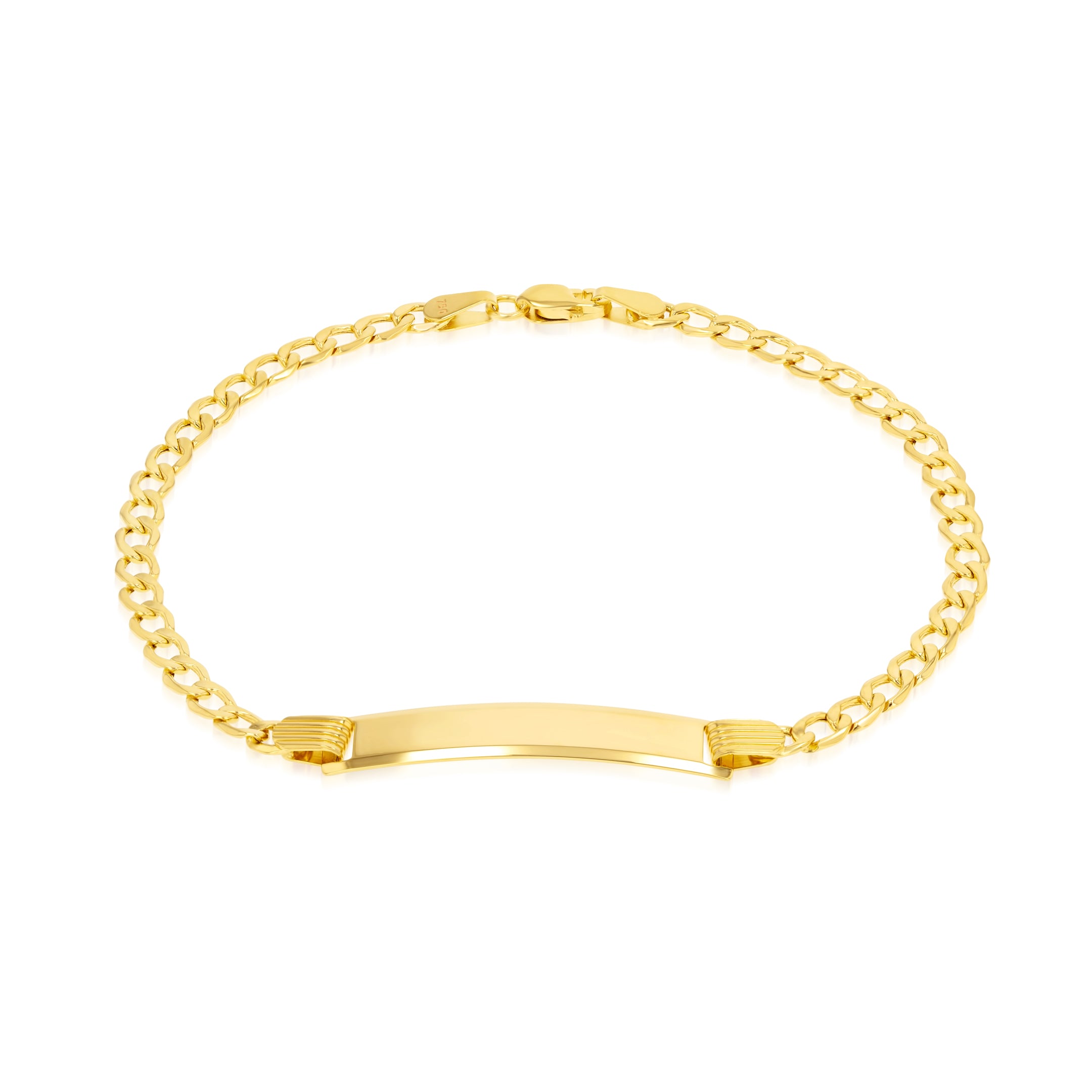 18K Pure Gold Linked Blet Bracelet