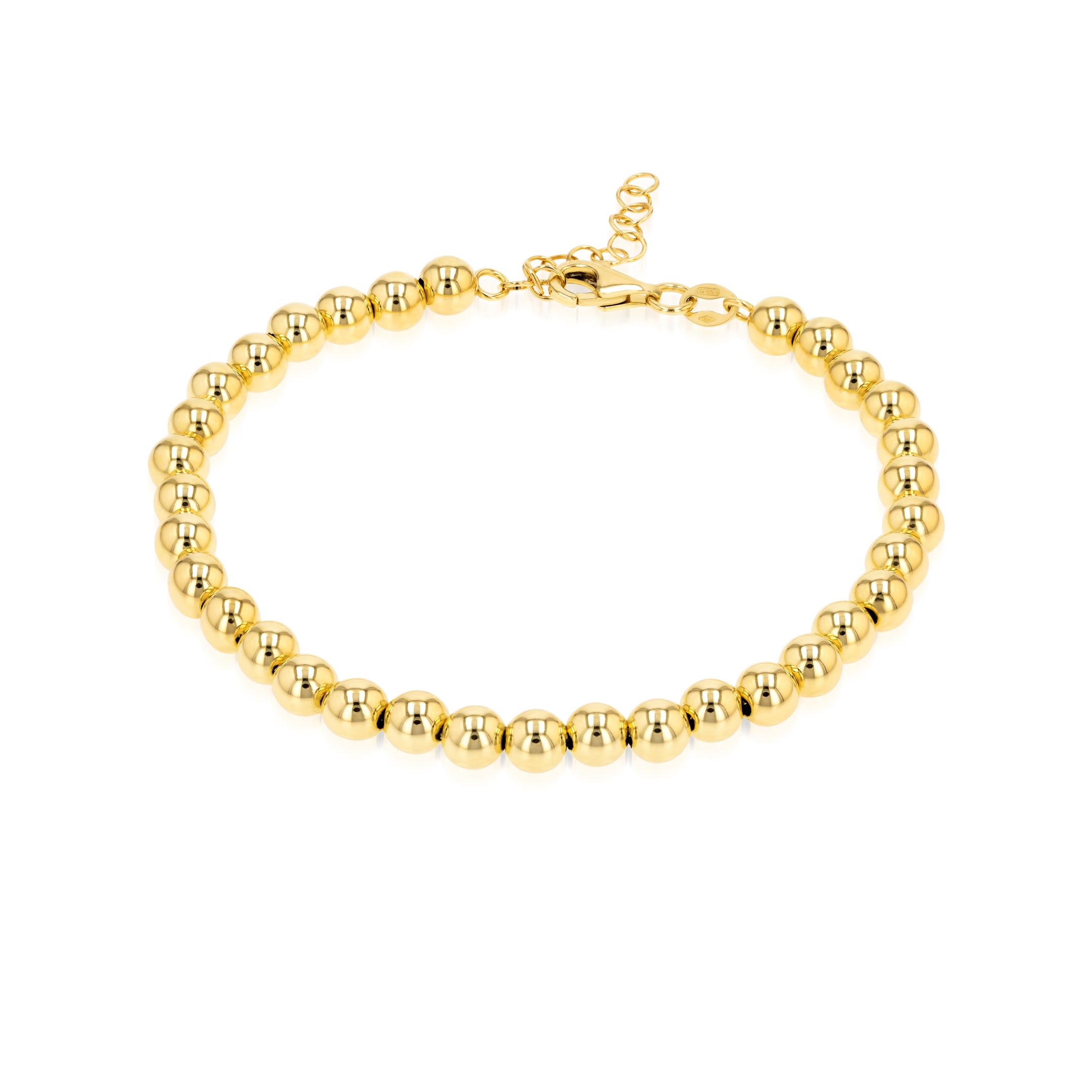 18K Pure Gold Elegant Seed Bracelet