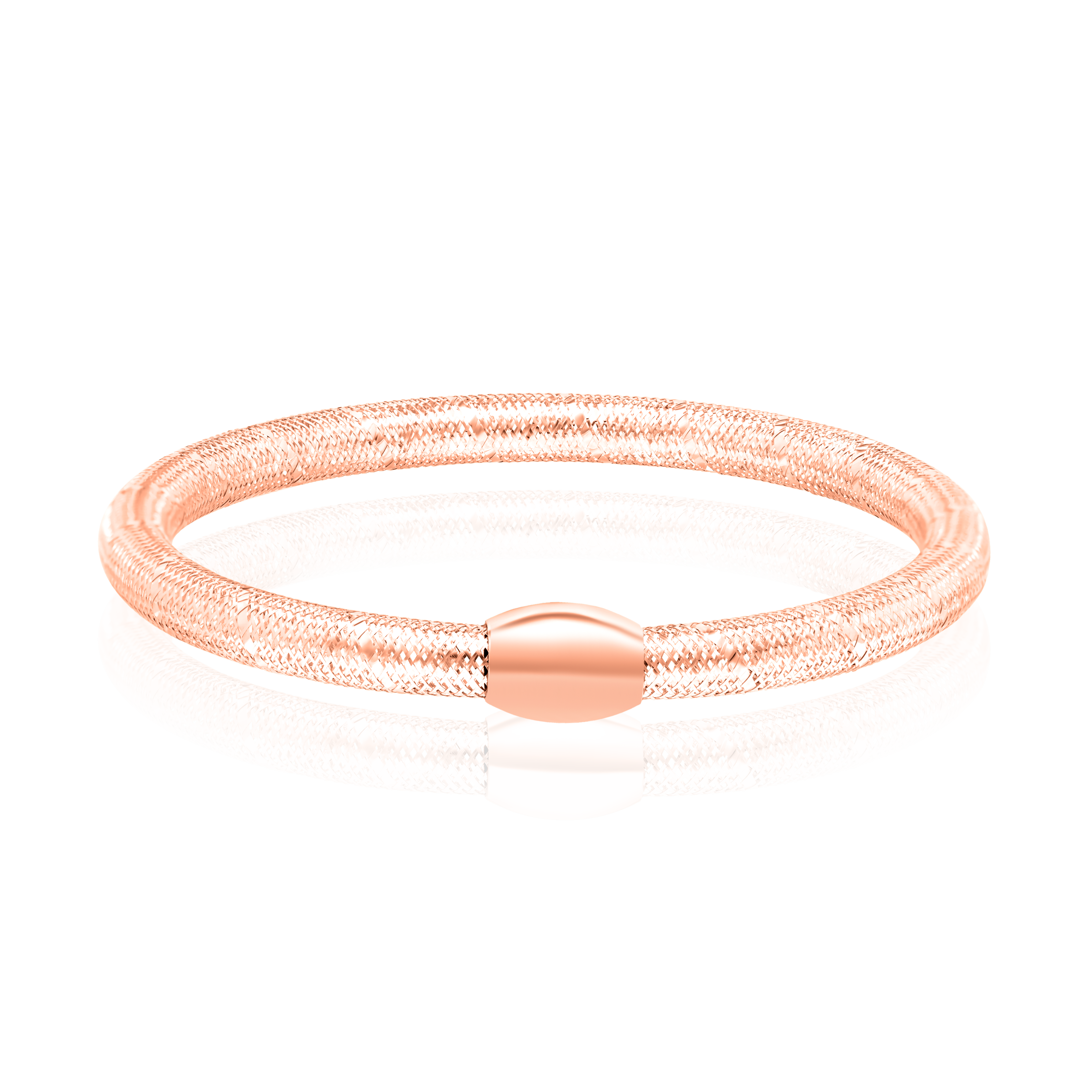 18K Pure Gold 3 Color Bangles Set Talagold