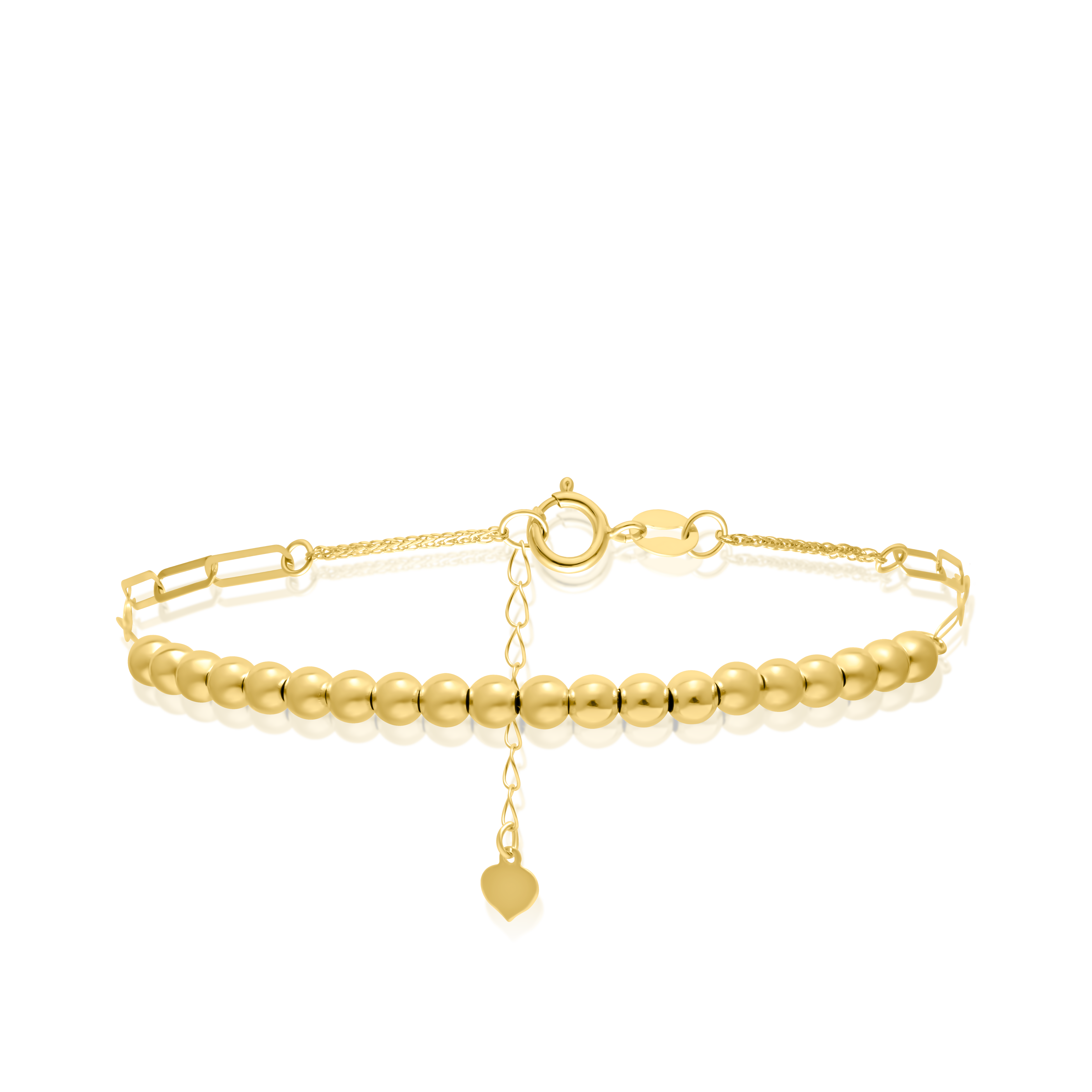 18K Pure Gold Seed Bracelet