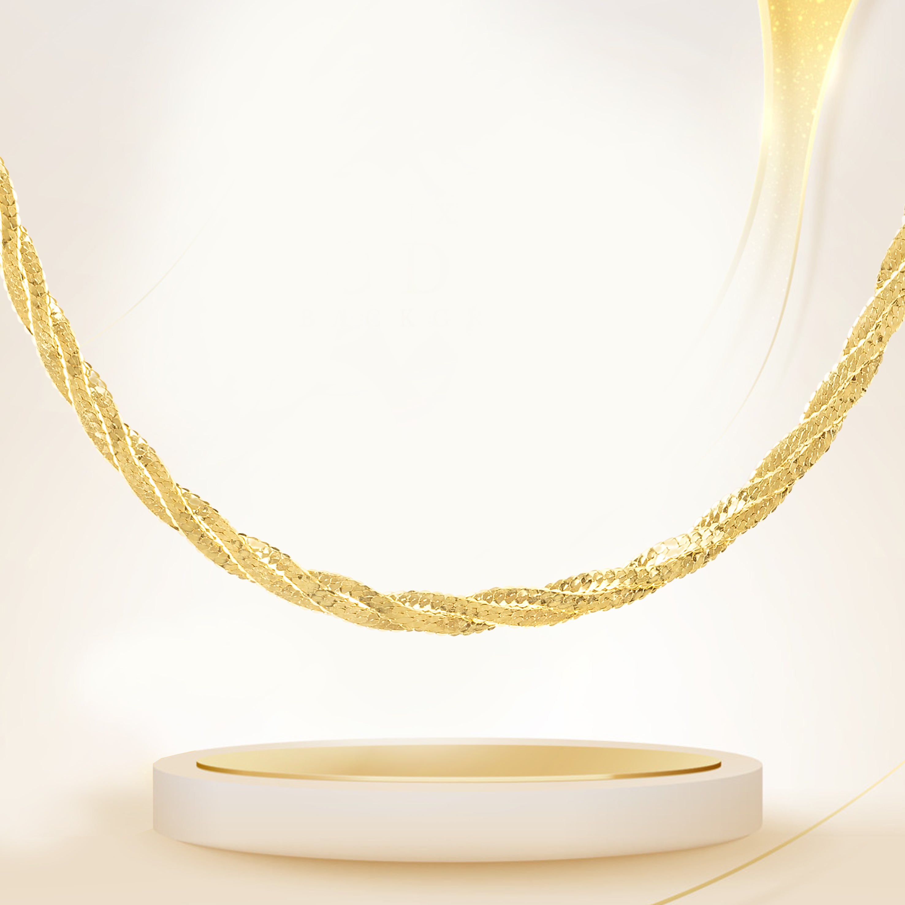 18k Rope Chain 18K Pure Gold 1MM Rope Chain | 18K Gold Chain | 18K Gold Jewelry