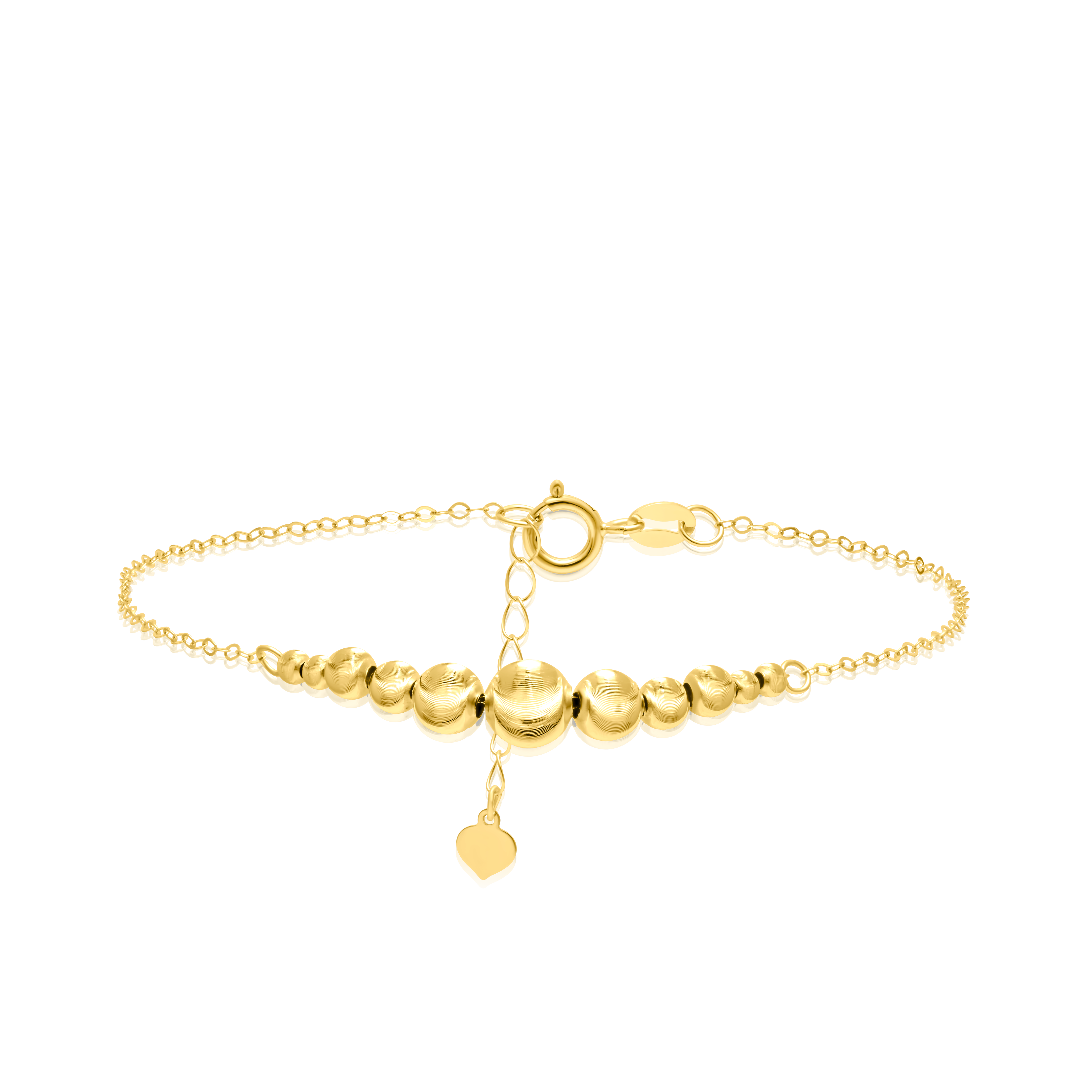 18K Pure Gold Seed Bracelet