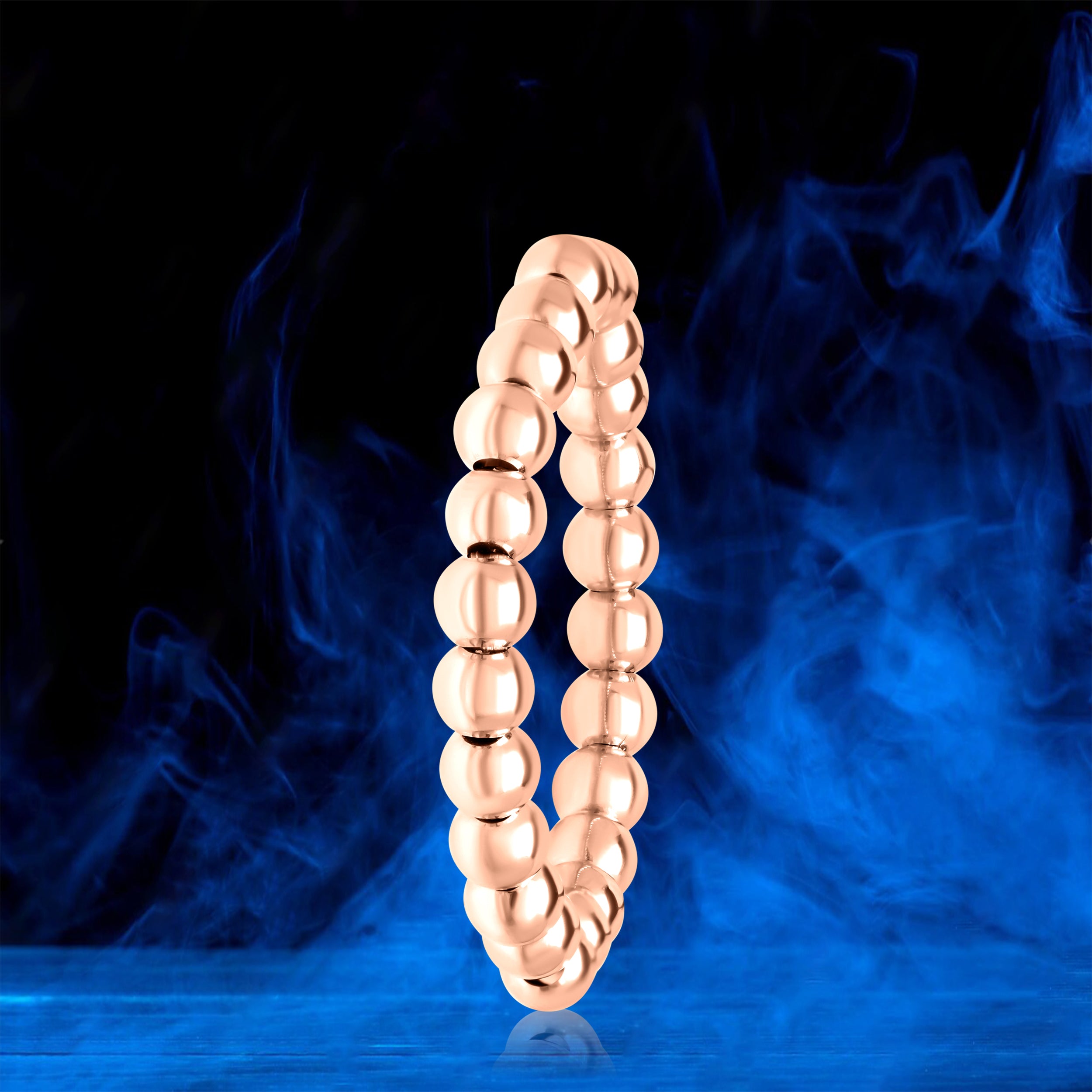 18K Pure Rose Gold Seed Ring