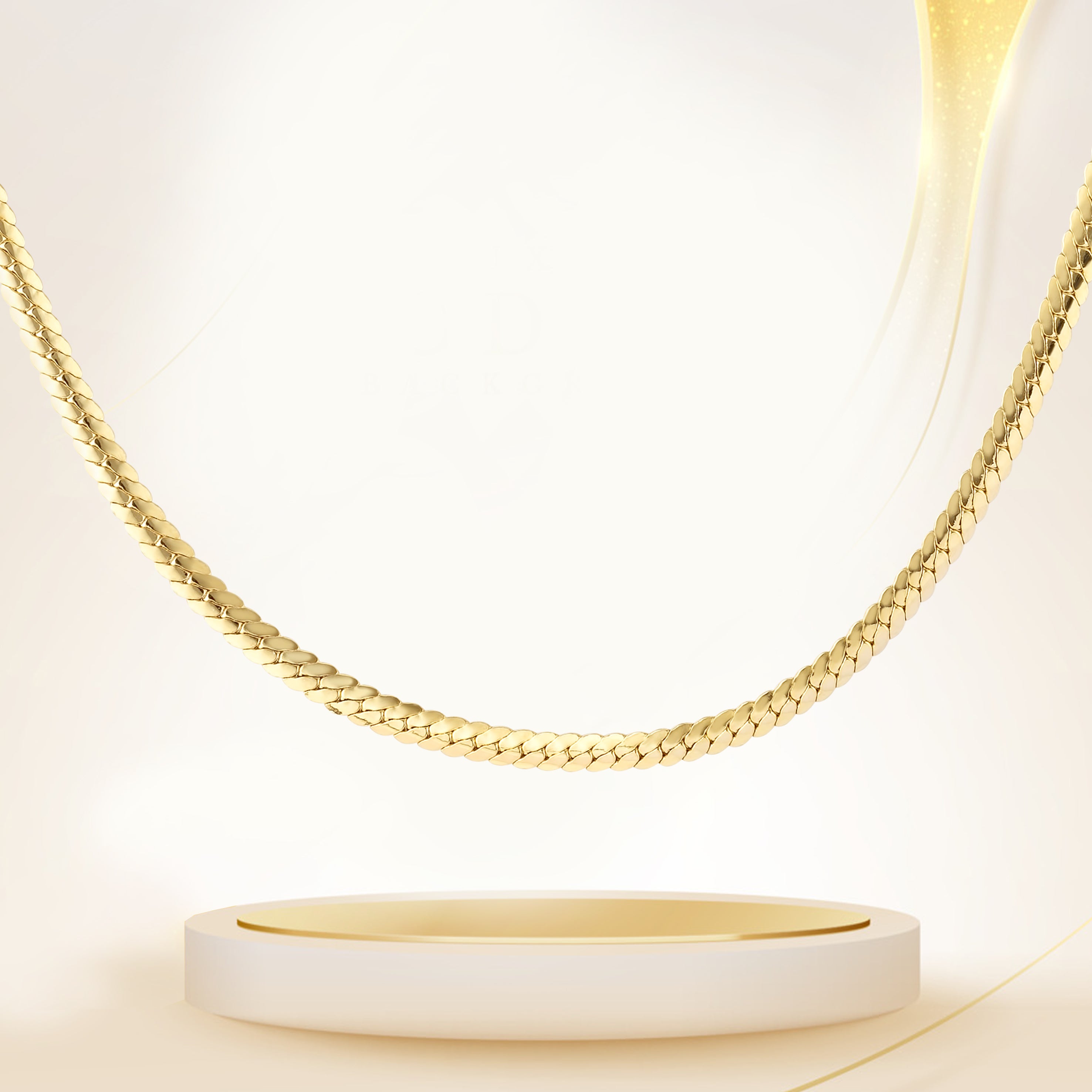 18K Pure Gold Snake Chain