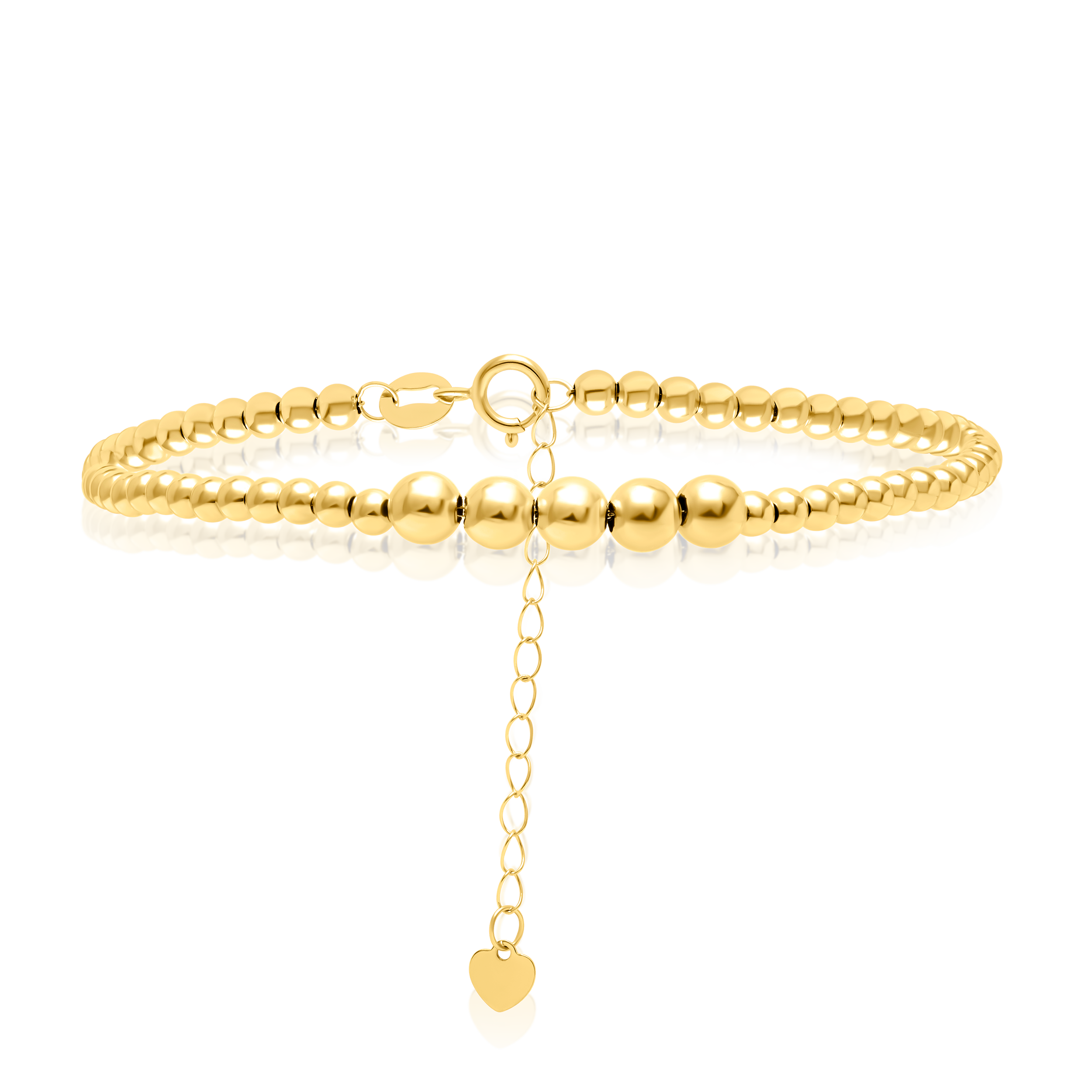 18K Pure Gold Seed Bracelet