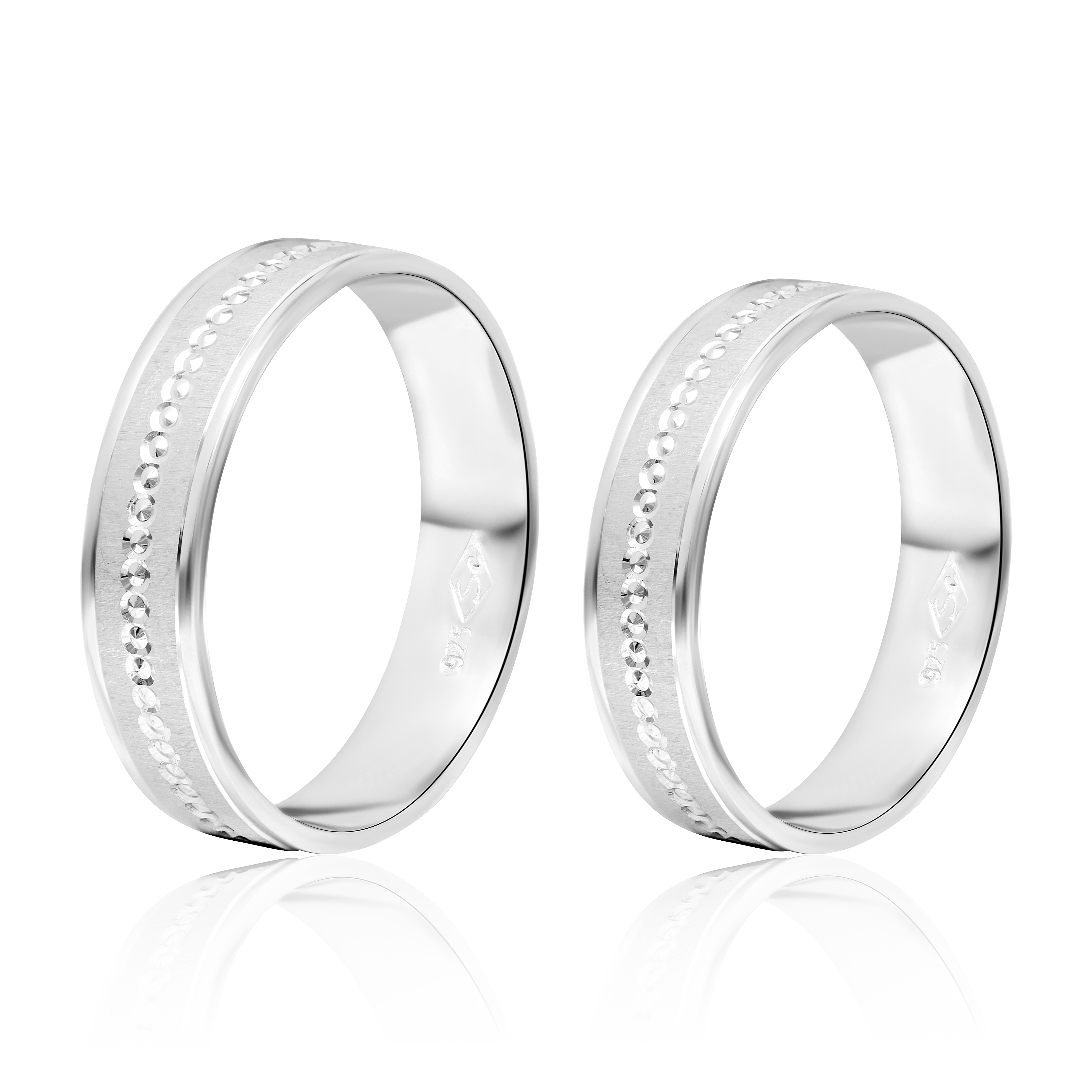 Real 925 Sterling Silver Couple Rings