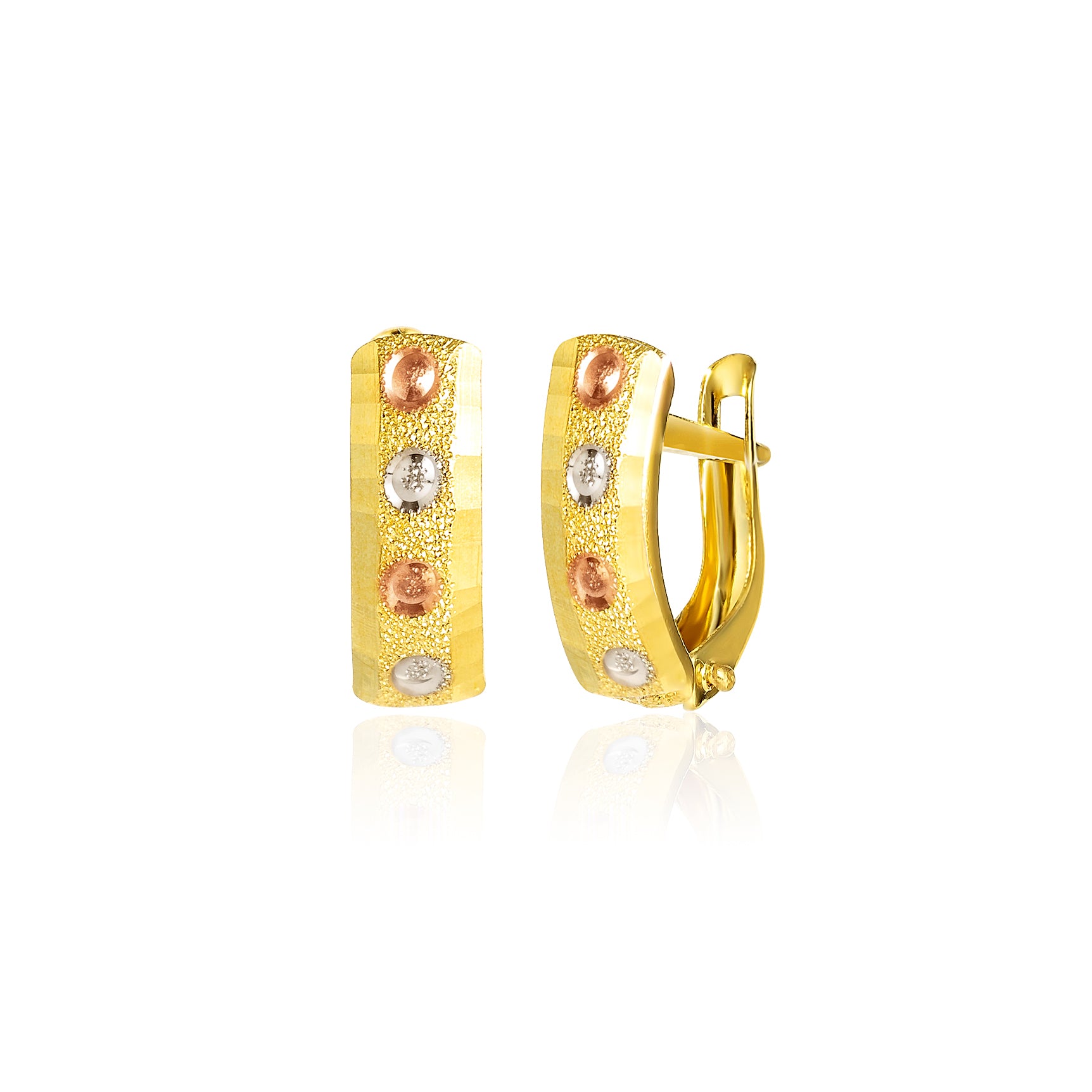 18K Pure Gold Clip Jewelry Set