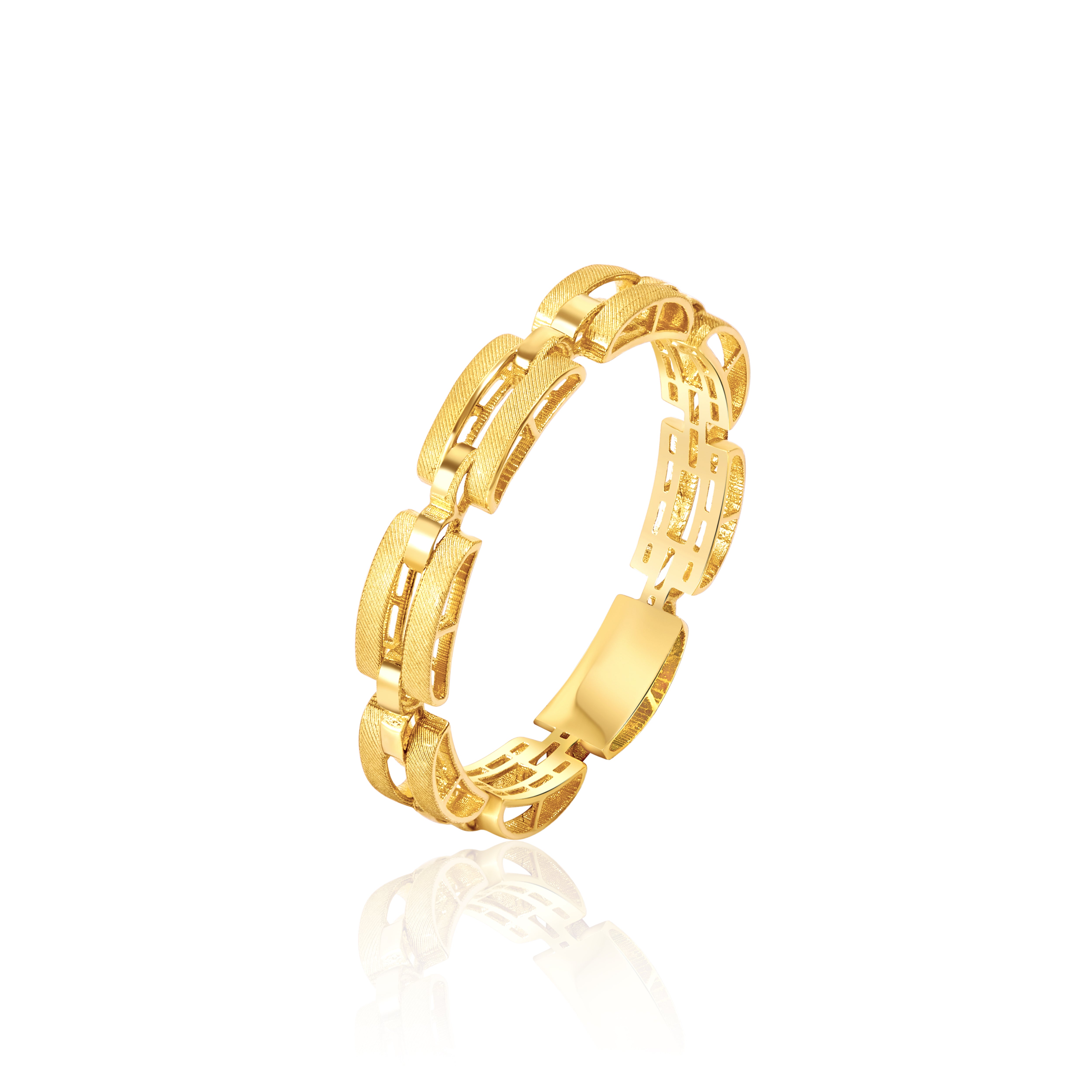 Pure Gold Latest Rings 18K Pure Gold Elegant Ring Talagold