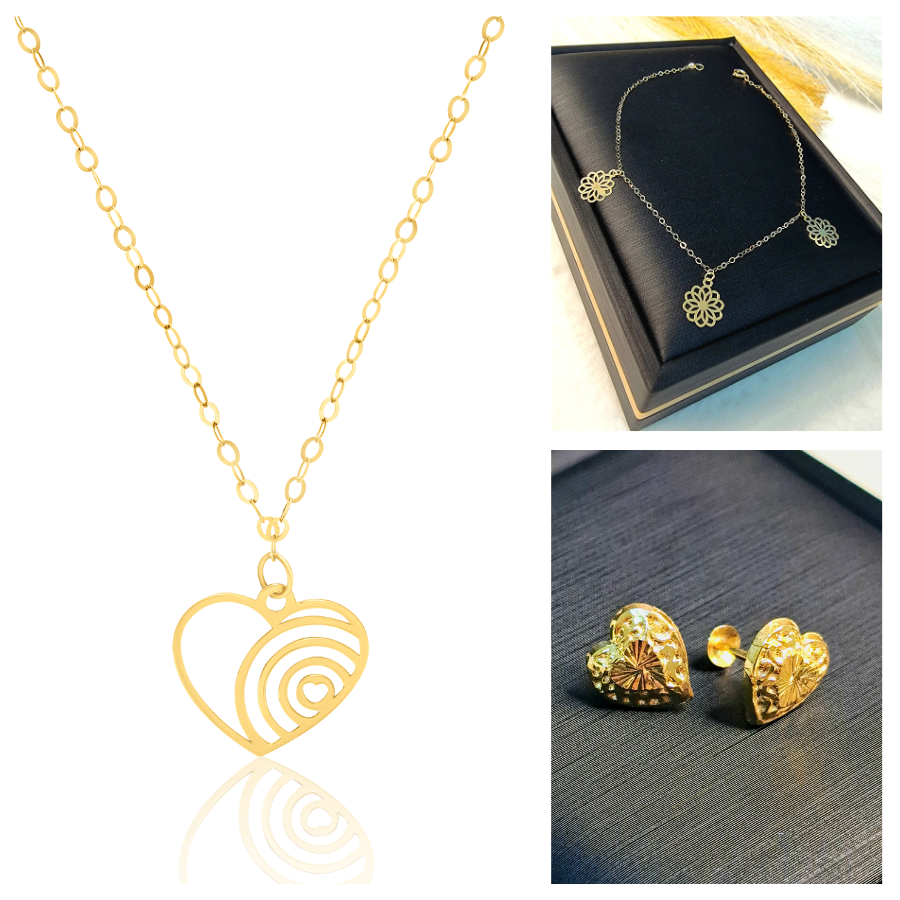 Gold Bundle Offer (Necklace + Bracelet + Earring Set) TGBUNDLE014