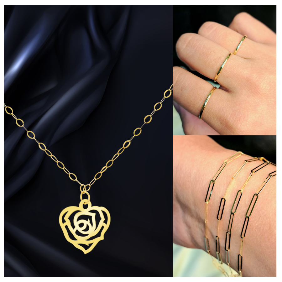 Gold Bundle Offer (Necklace + Ring + Bracelet) TGBUNDLE012