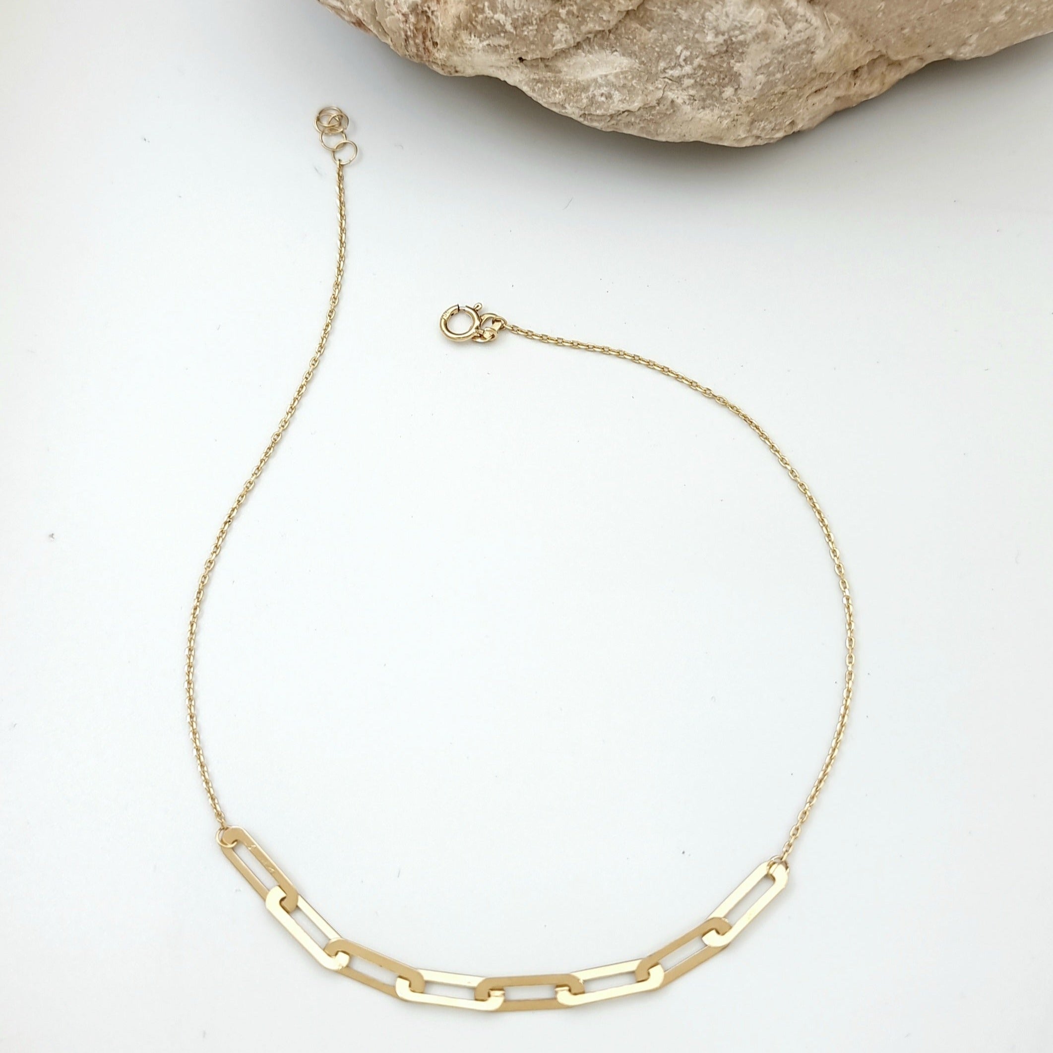 18K Pure Gold Adjustable Anklet