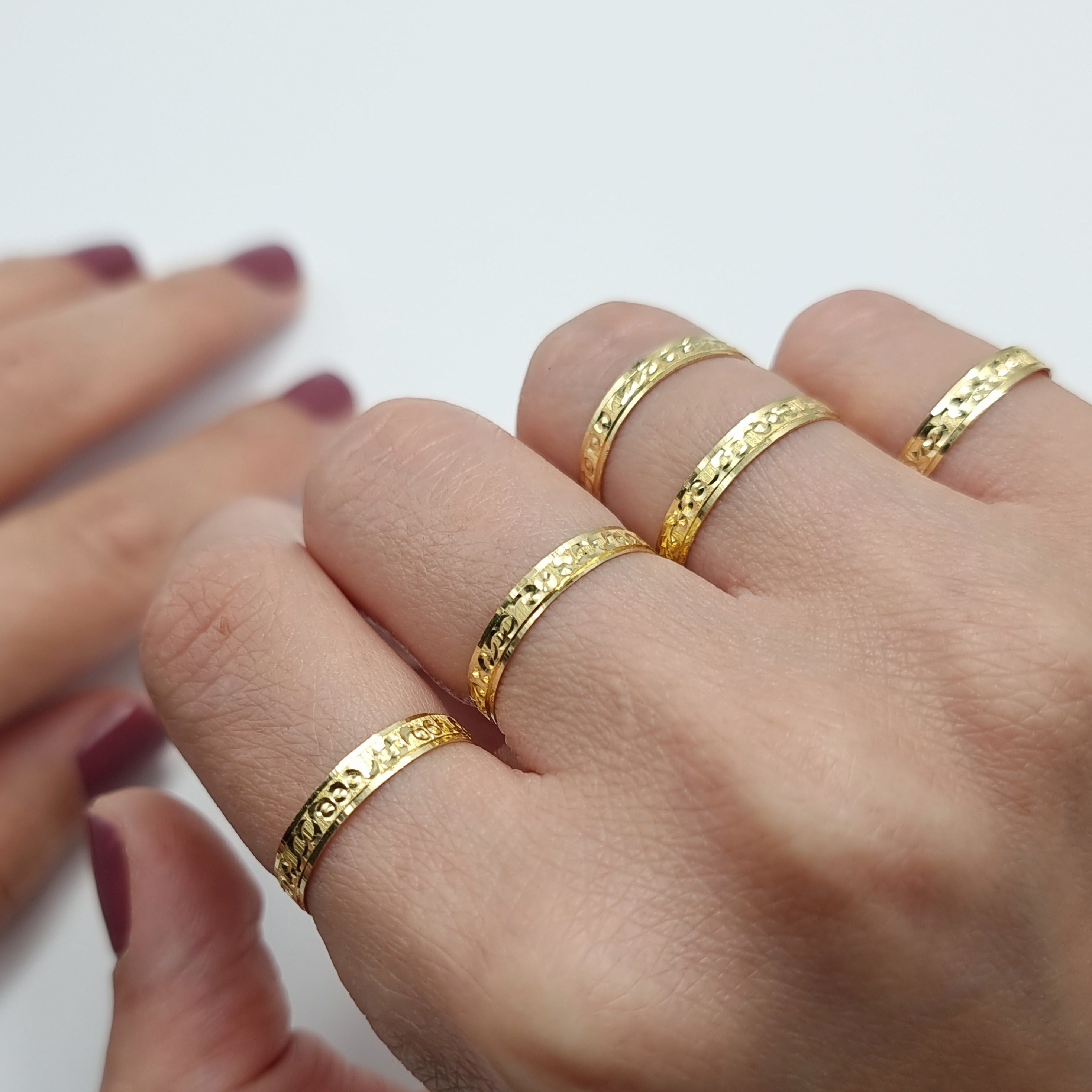 Pure Gold Latest Rings 18K Pure Gold Ring | 18K Gold Rings | Engagement Rings