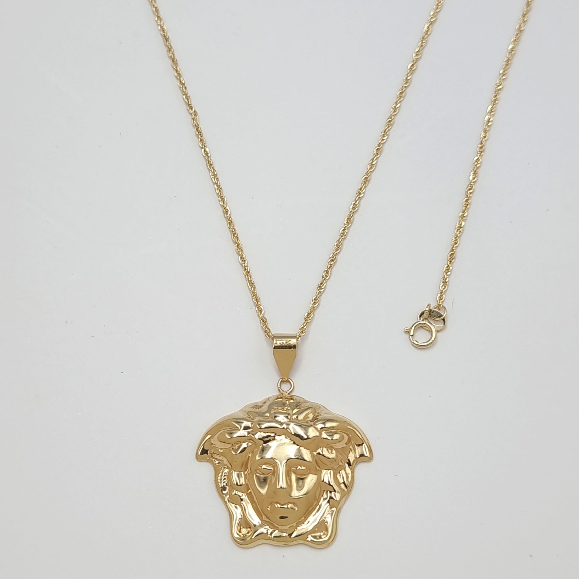 18K Pure Gold V.R.C Necklace