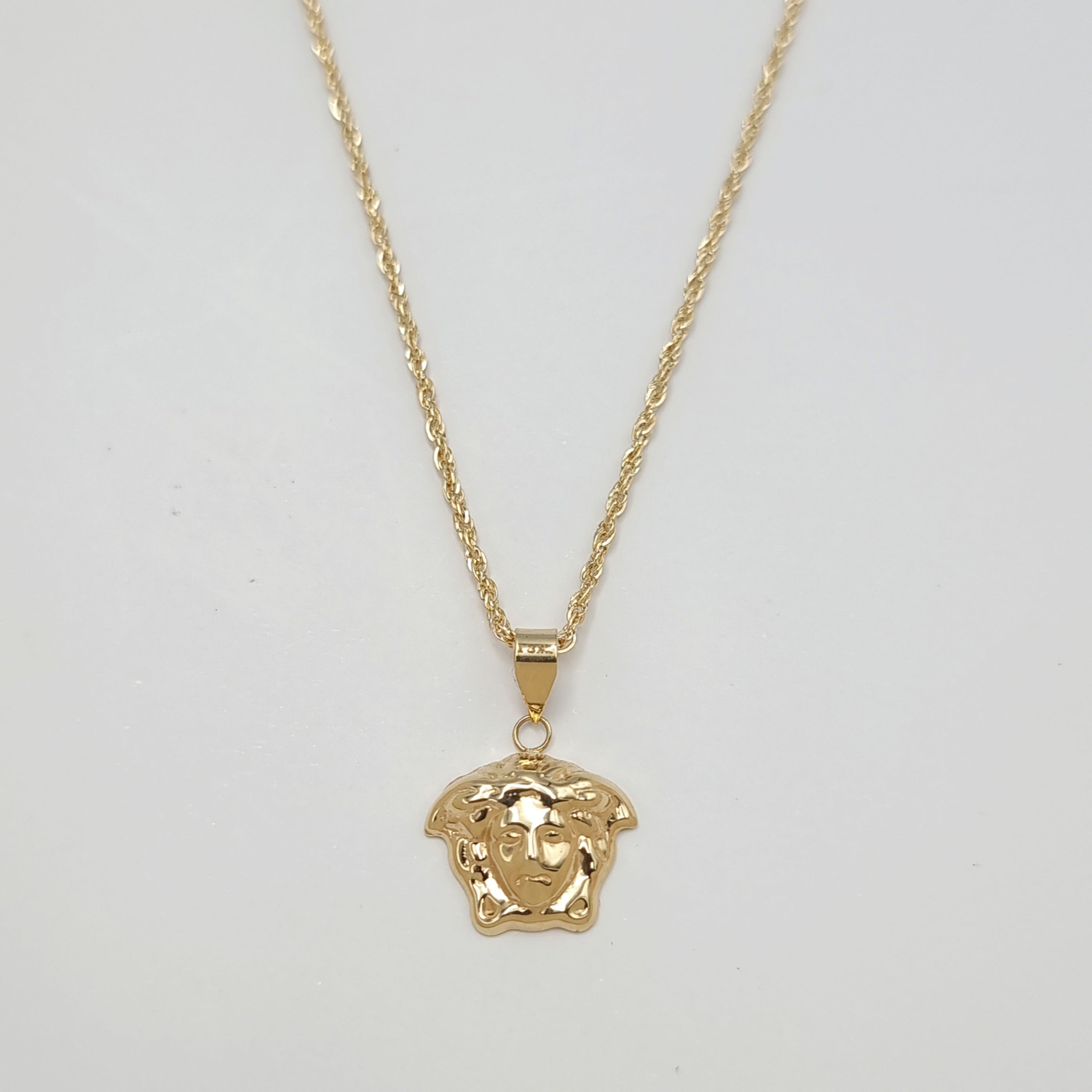 18K Pure Gold V.R.C Necklace