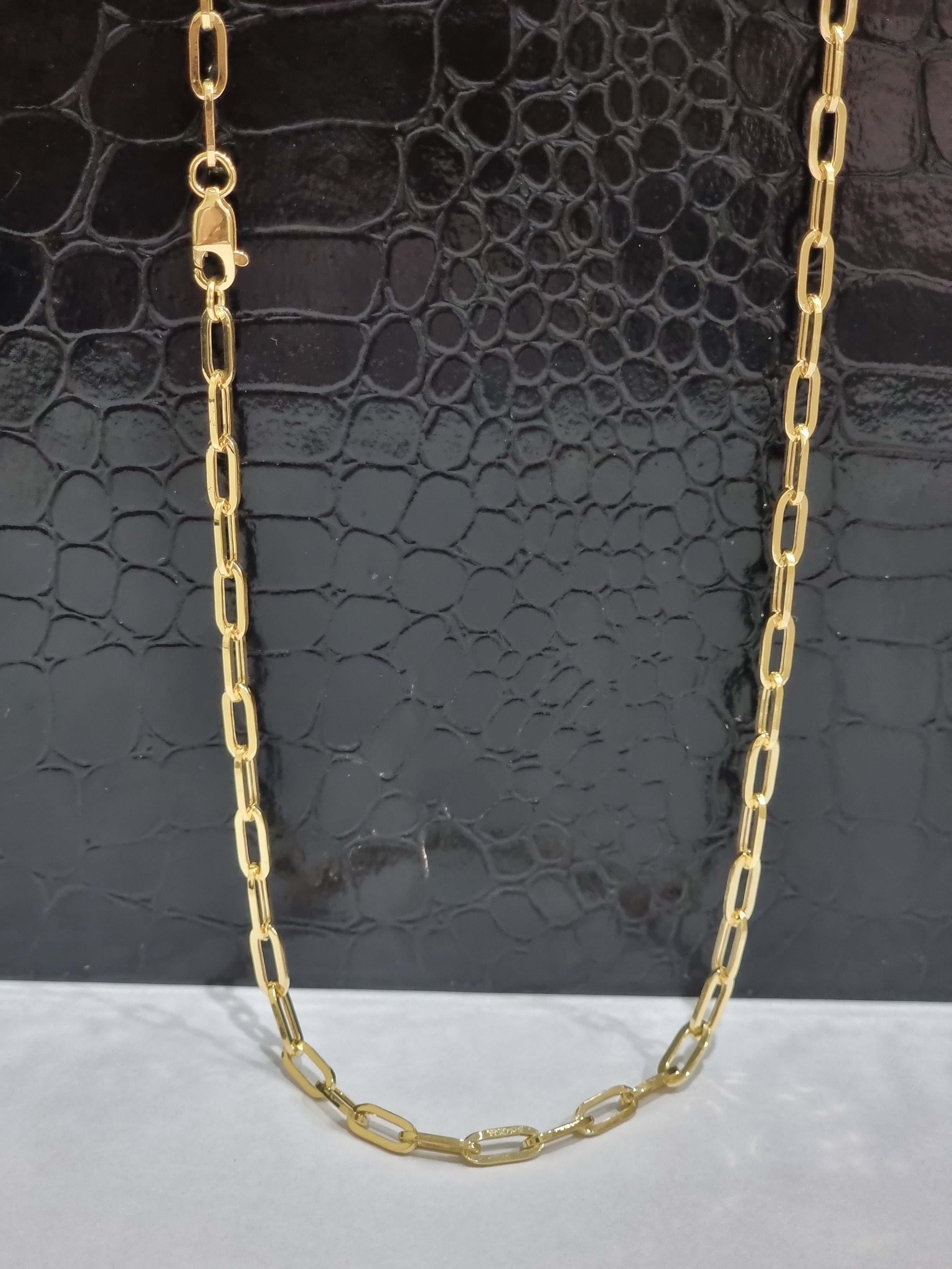 18K Pure Gold Link Chain (45 CM)