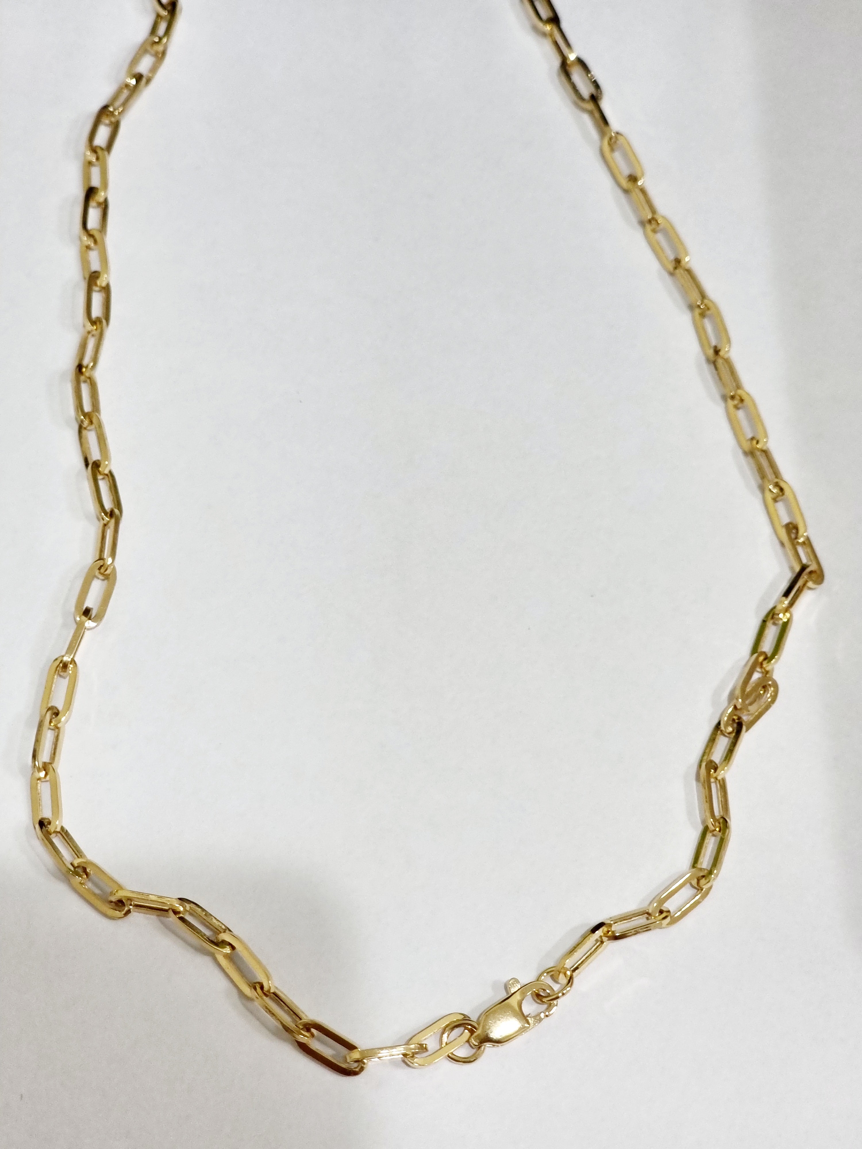 18K Pure Gold Link Chain (45 CM)