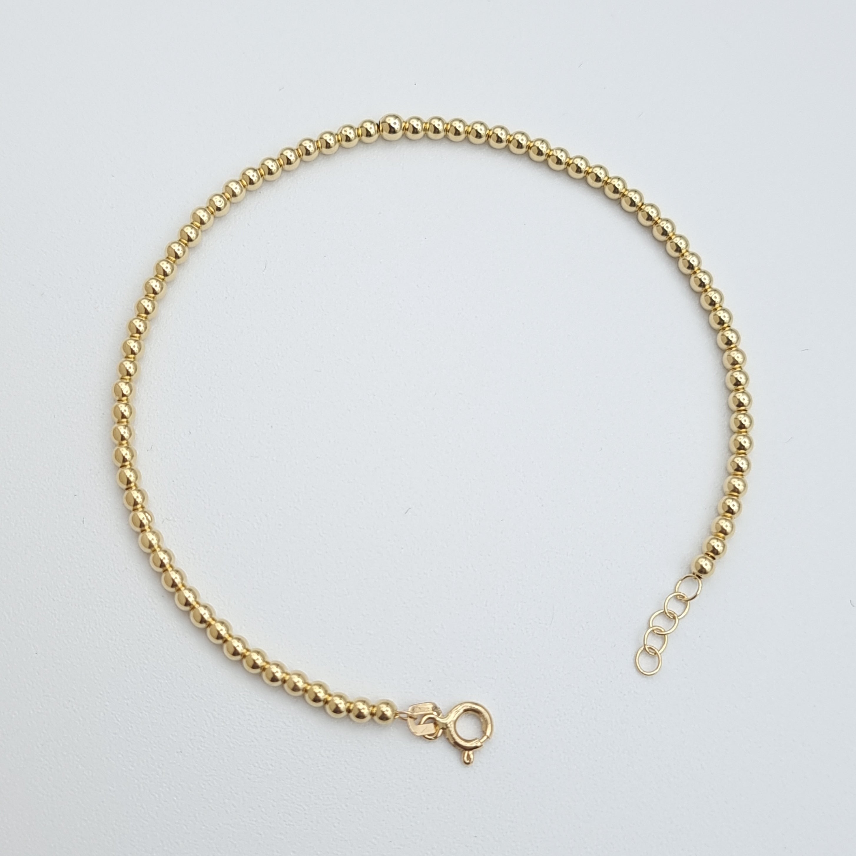 18K Pure Gold Seed Bracelet