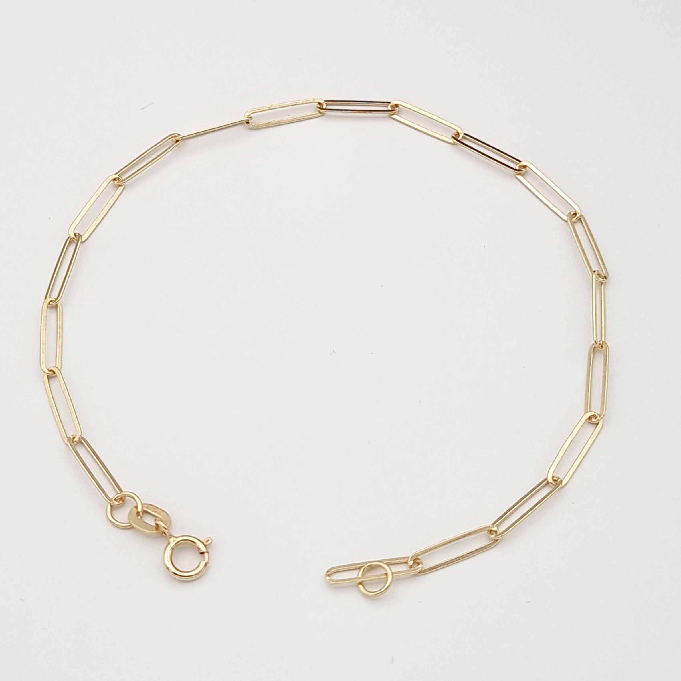 18K Pure Gold Linked Bracelet