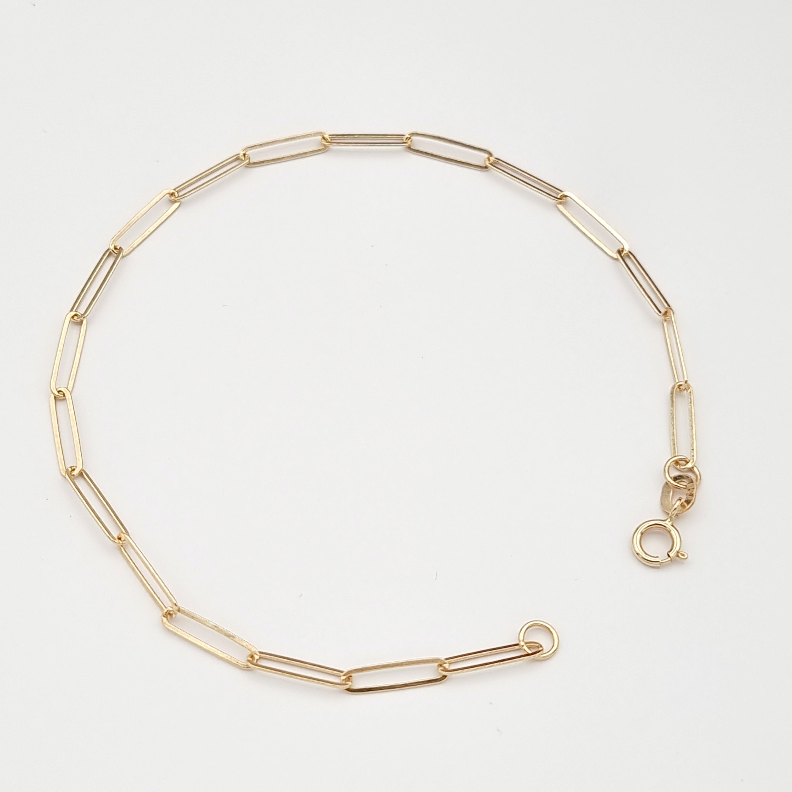 18K Pure Gold Linked Bracelet