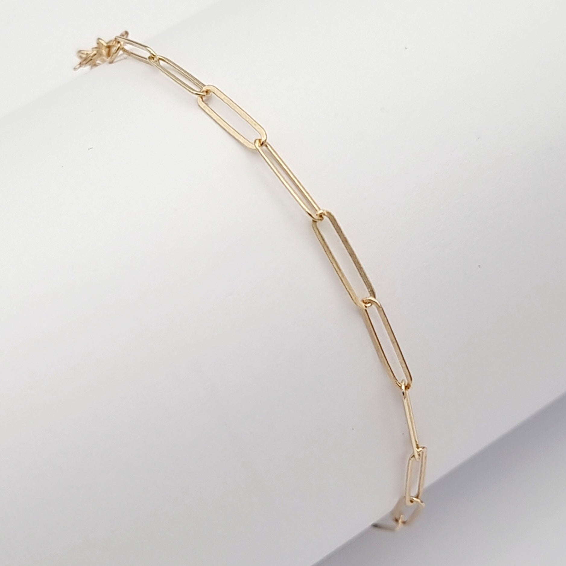 18K Pure Gold Linked Bracelet