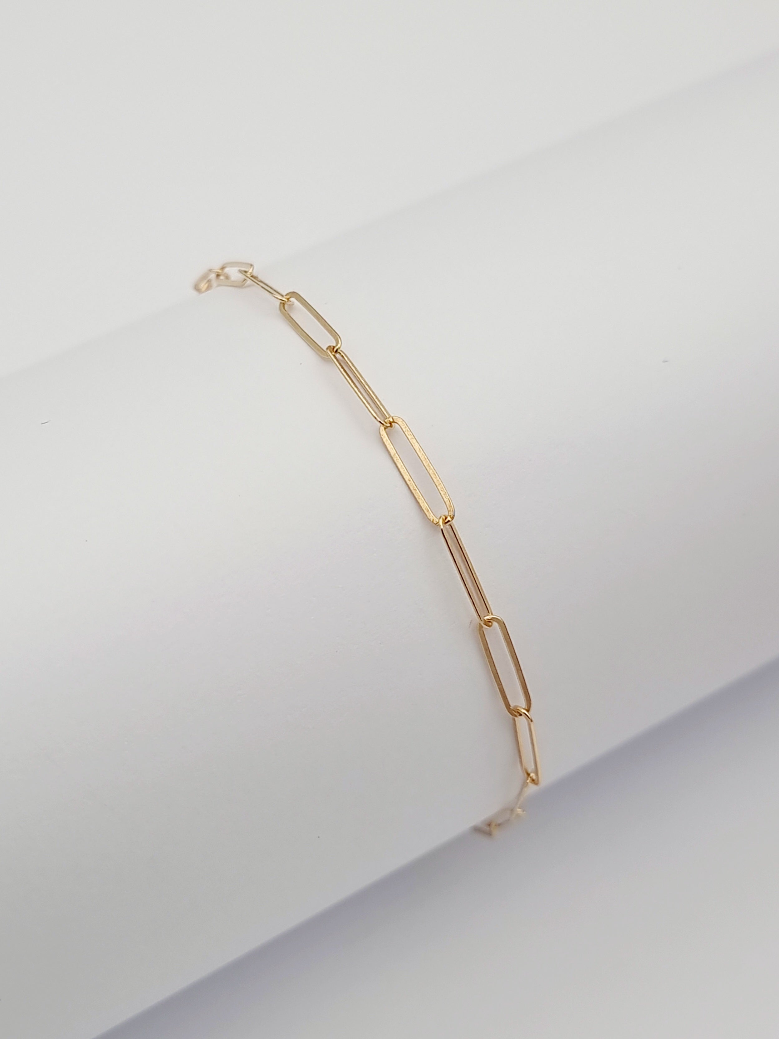 18K Pure Gold Linked Bracelet