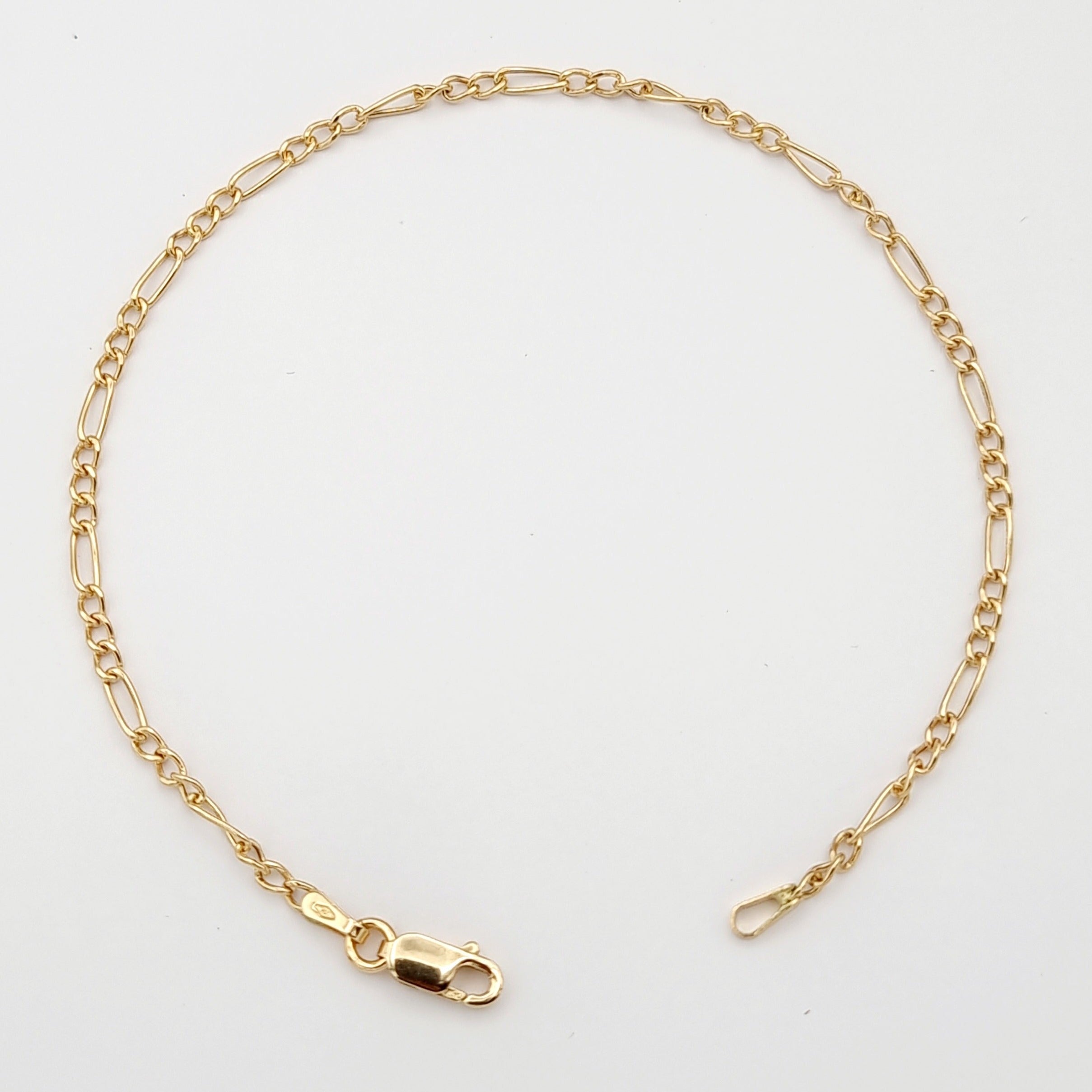 18K Pure Gold Linked Bracelet