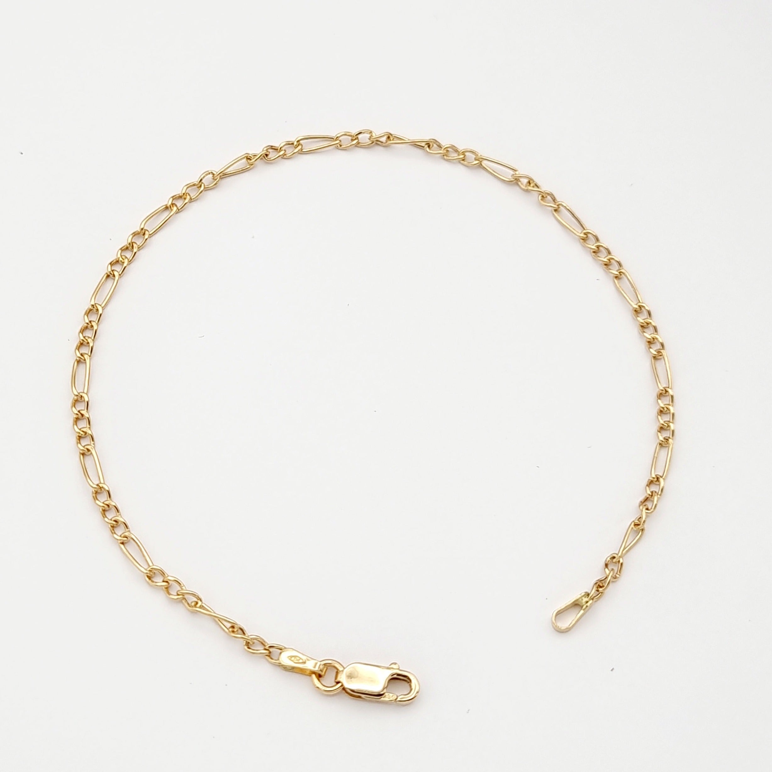 18K Pure Gold Linked Bracelet