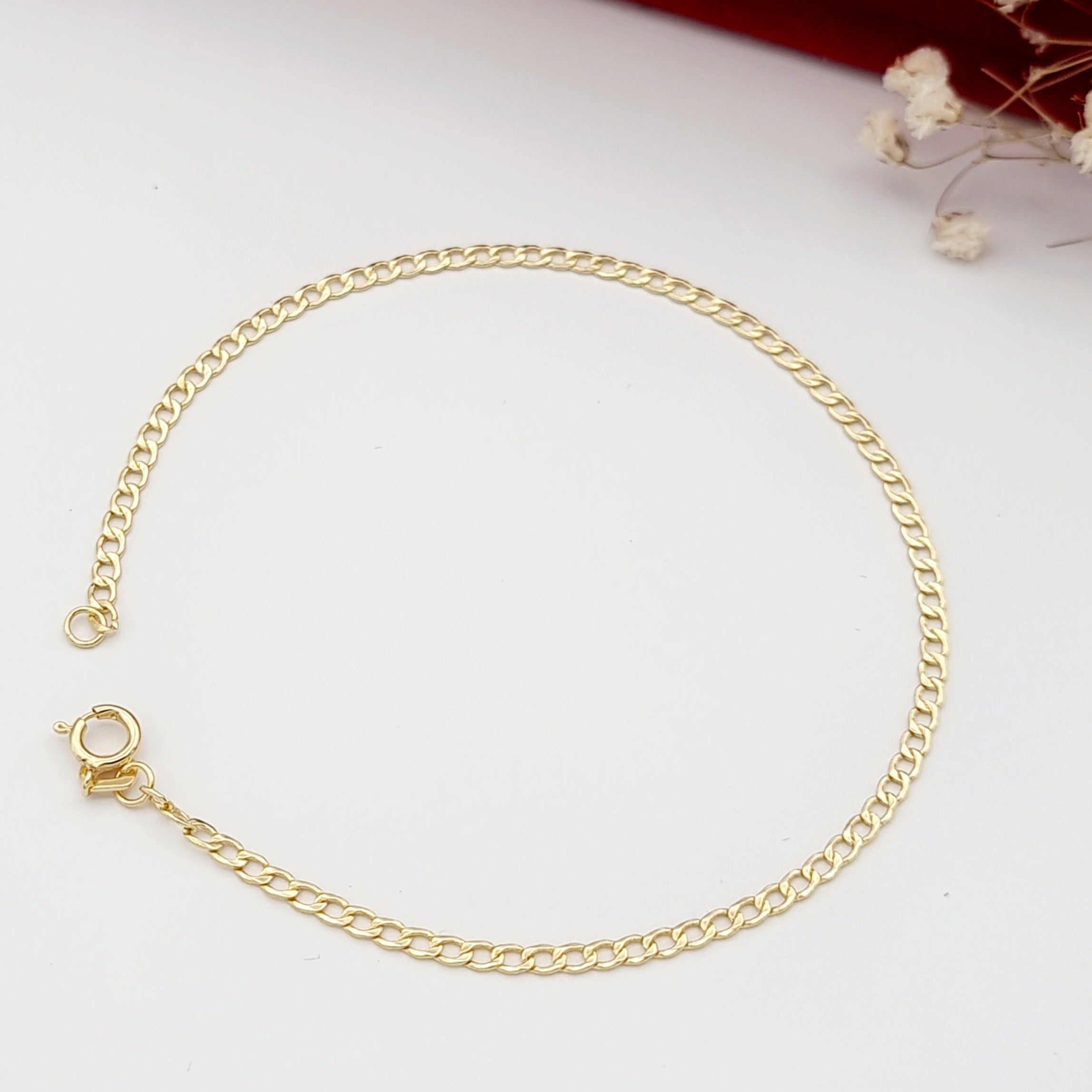 18K Pure Gold Linked Bracelet