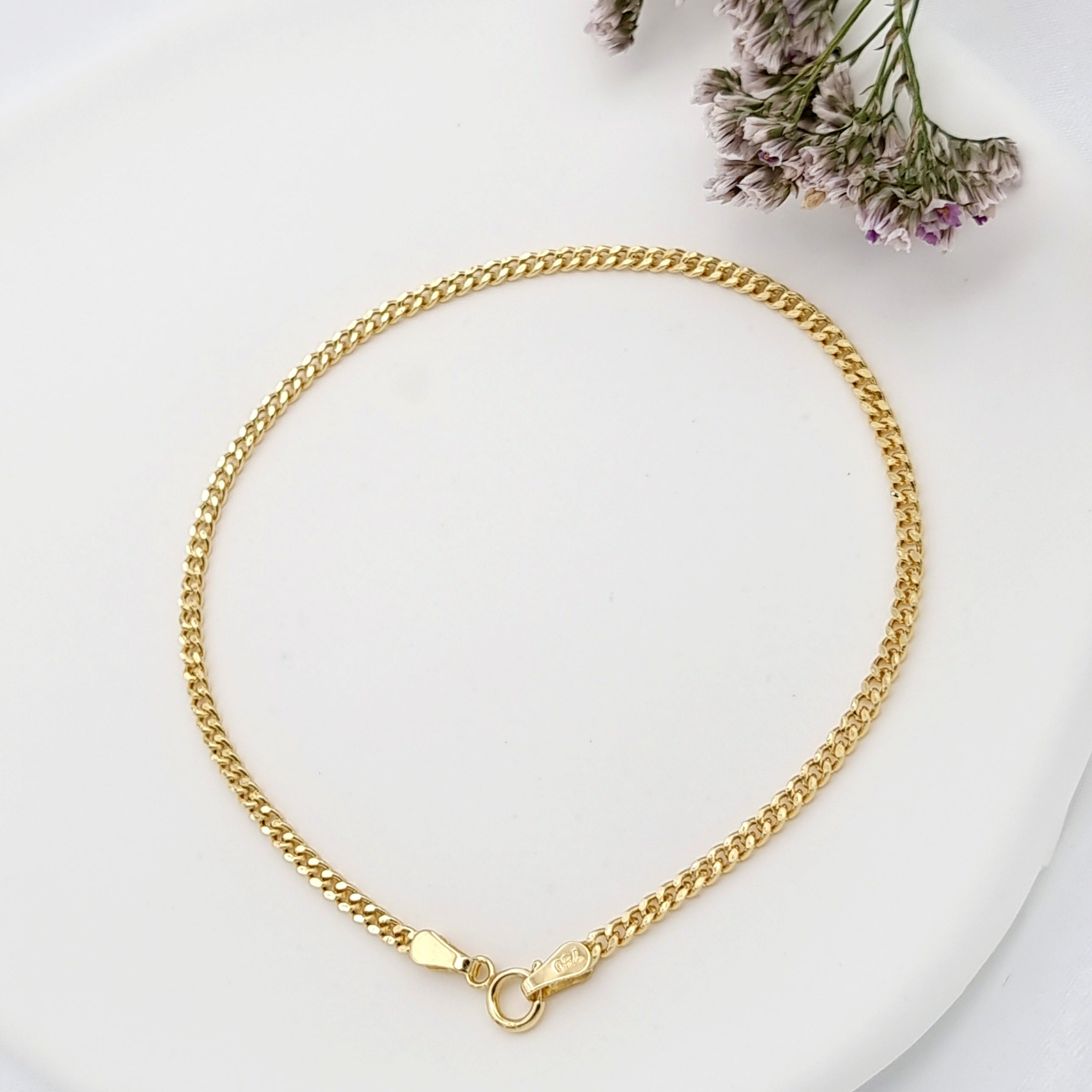 18K Pure Fine Gold Bracelet