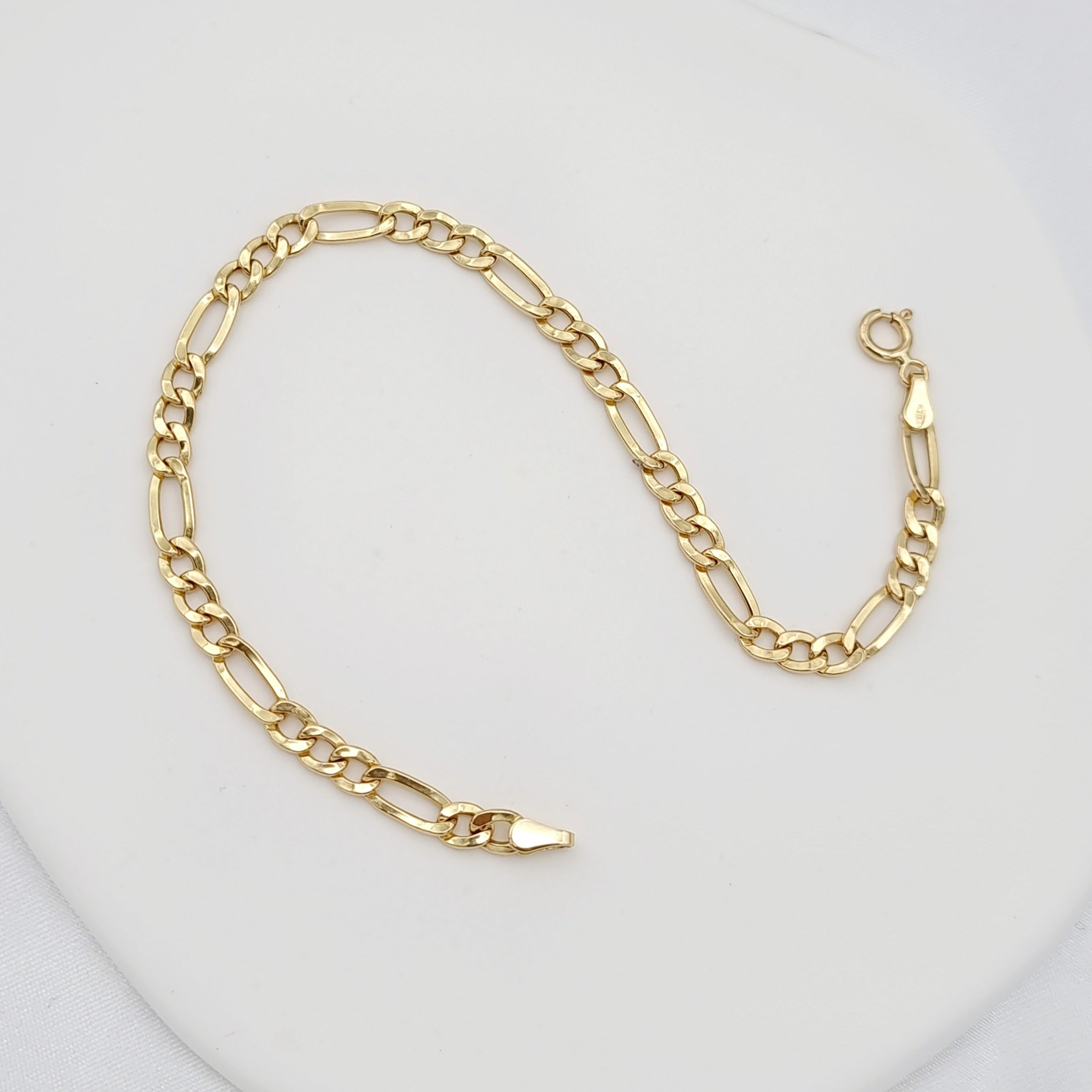 18K Pure Gold Link Bracelet