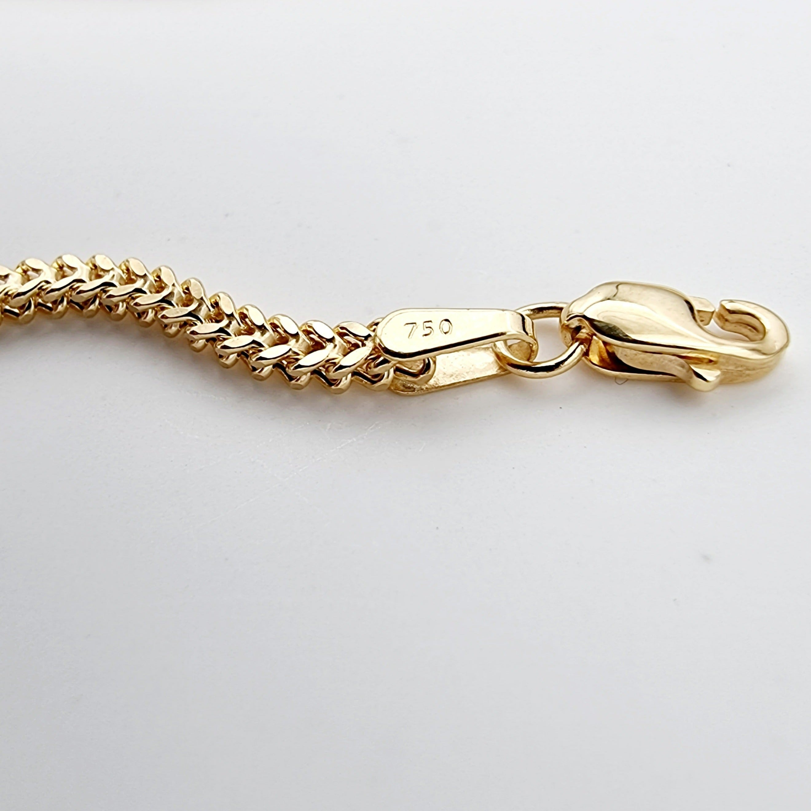 18K Pure Gold Arrow Bracelet