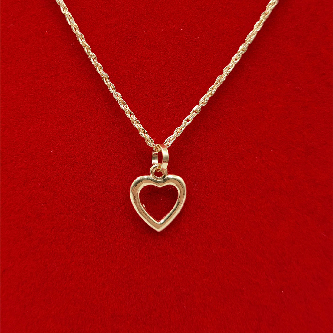 18K Pure Gold Heart Necklace | 18K Gold Necklace for Women – Tala Gold ...