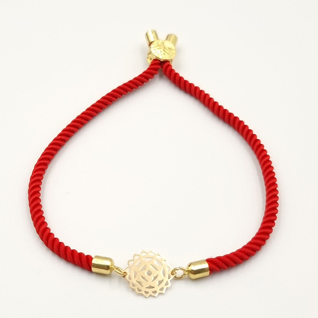 18K Pure Gold Thread Adjustable Bracelet