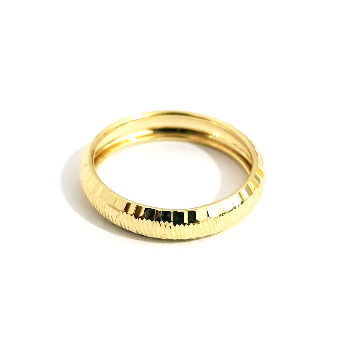 18K Pure Gold Wedding Ring